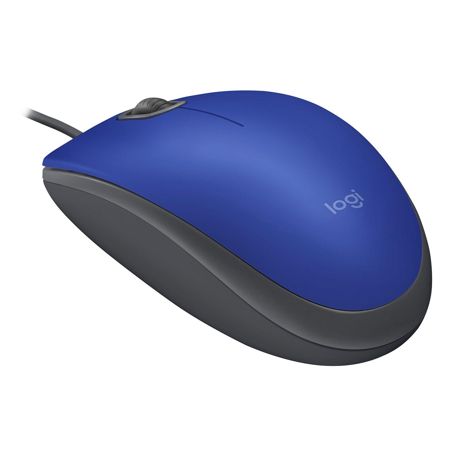 910-006662 MOUSE LOGITECH M110 SILENT BLUE-2