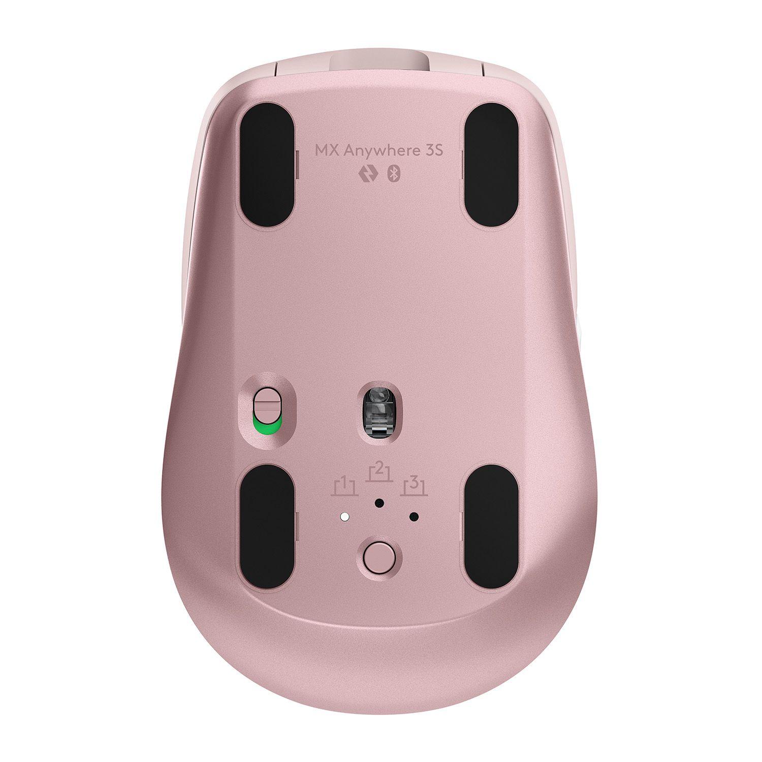 MOUSE LOGITECH MX ANYWHERE 3S ROSADO-3