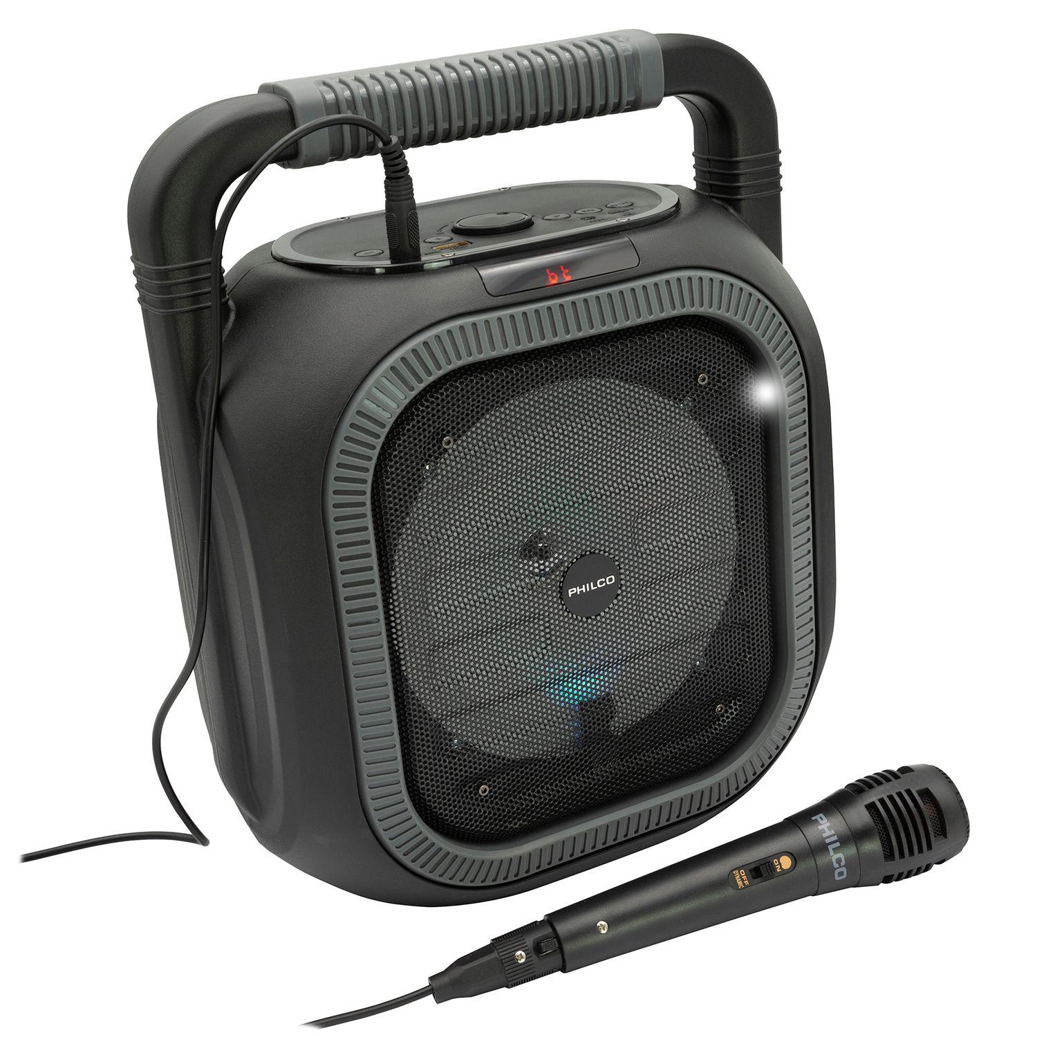 PARLANTE KARAOKE 765GR 6.5  PHILCO GRIS Open box-5
