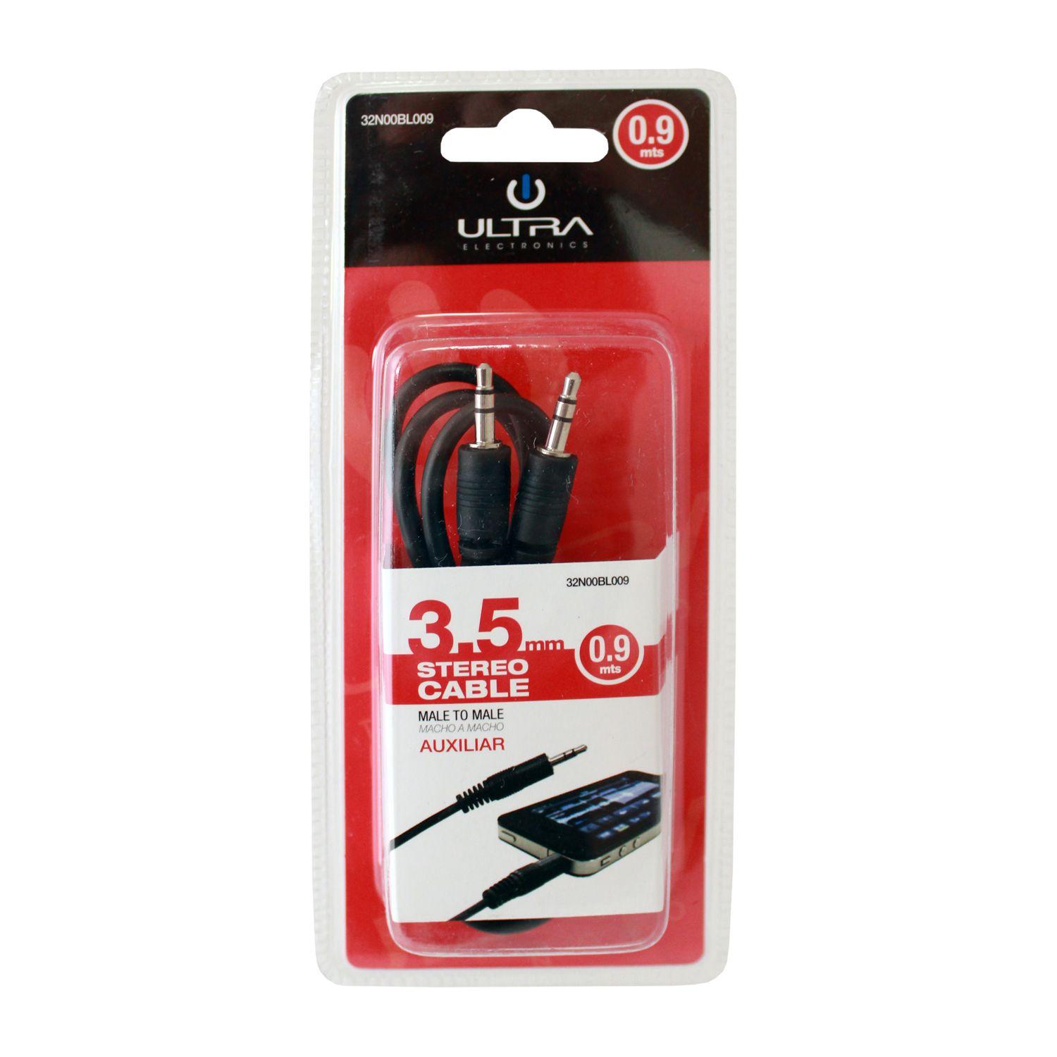 CABLE AUXILIAR 0,90 MTS EN BLISTER-0