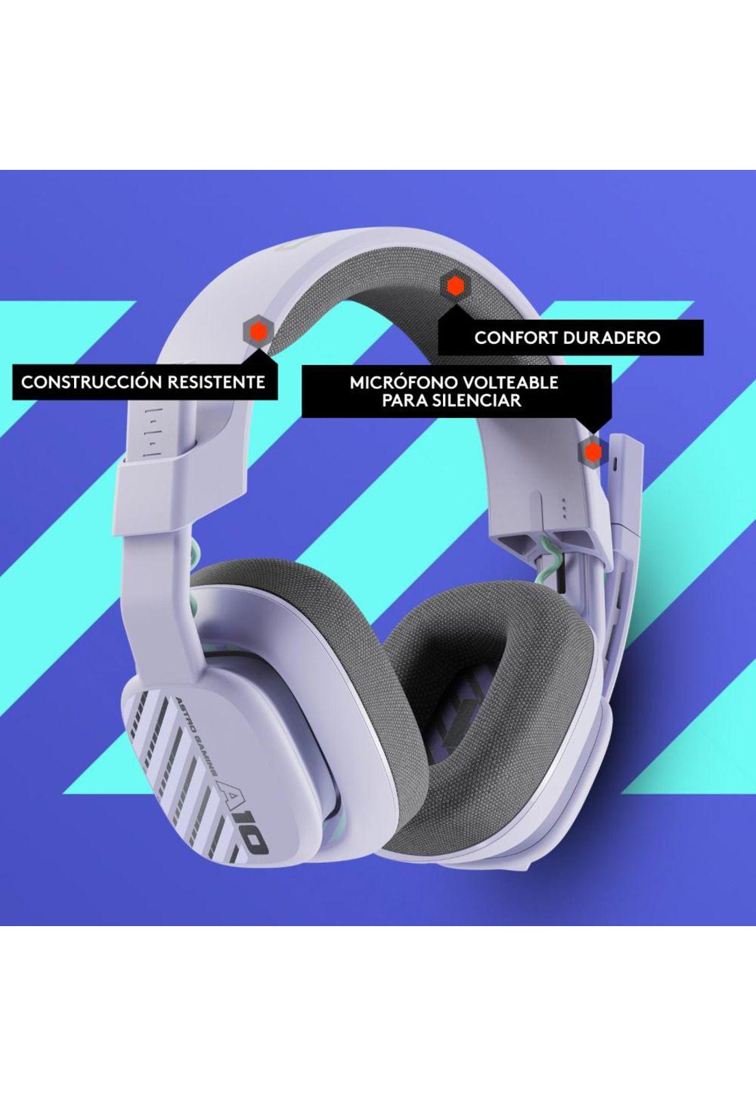 Astro Gaming A10 Audífonos Gen 2 Con Cable Para Pc Lila-3