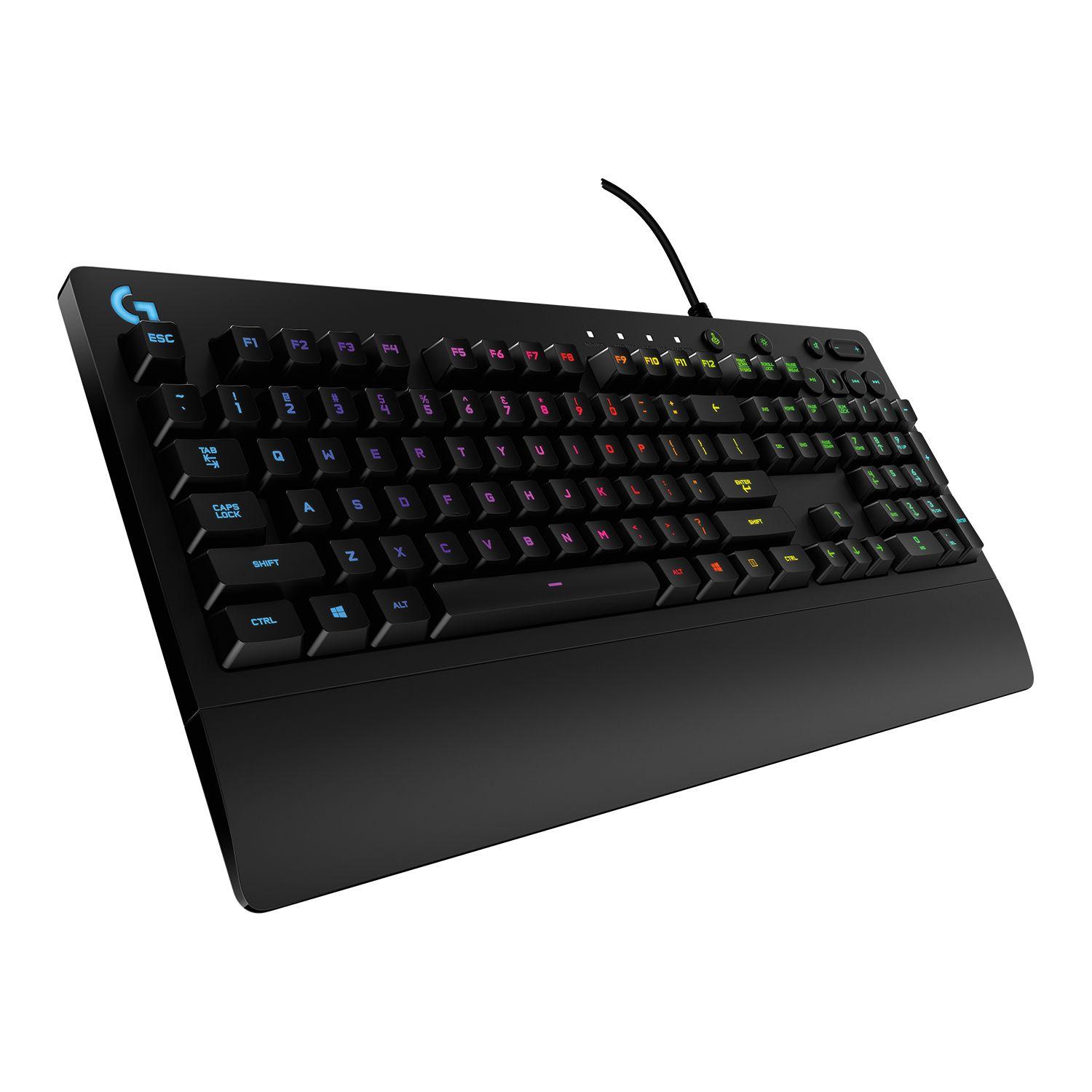 Teclado Logitech G213 Multicolor Gaming Qwerty Negro Open box-3