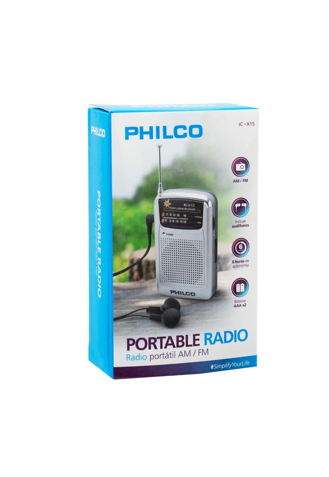 RADIO PORTATIL PHILCO ICX-15  C/AUDIFONO-3