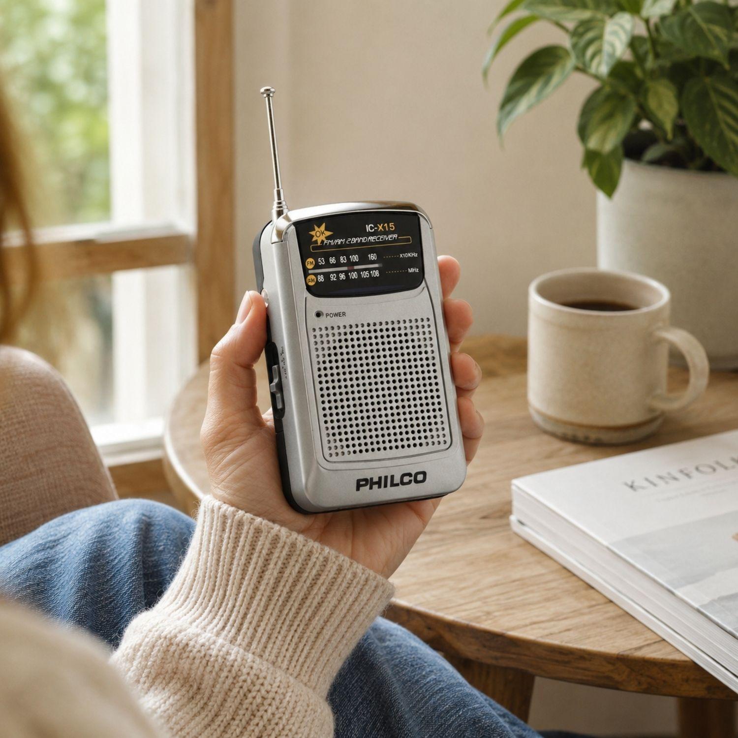 RADIO PORTÁTIL PHILCOIC-X15 FM/AM /3GMARKET-2