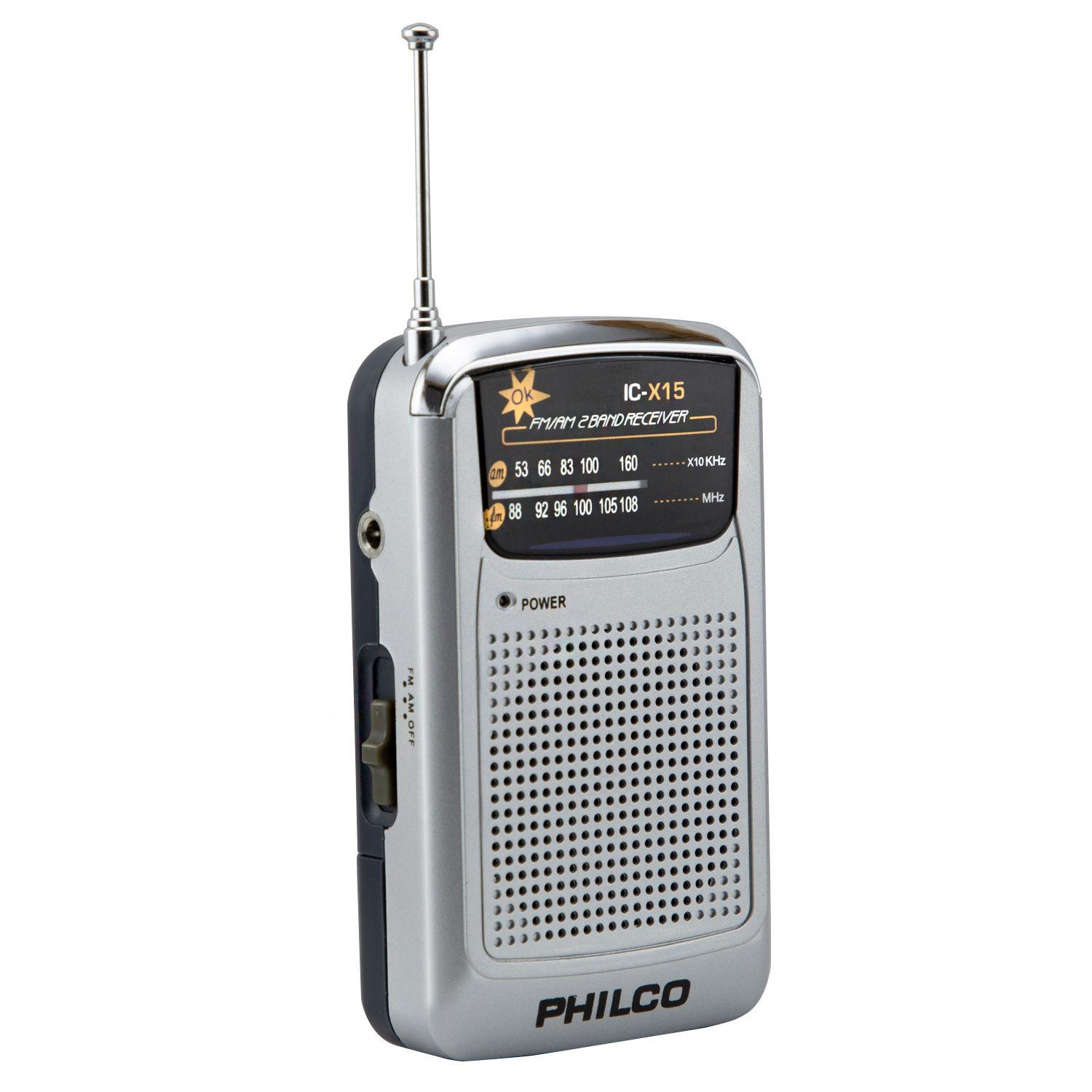 RADIO PORTÁTIL PHILCOIC-X15 FM/AM /3GMARKET-4