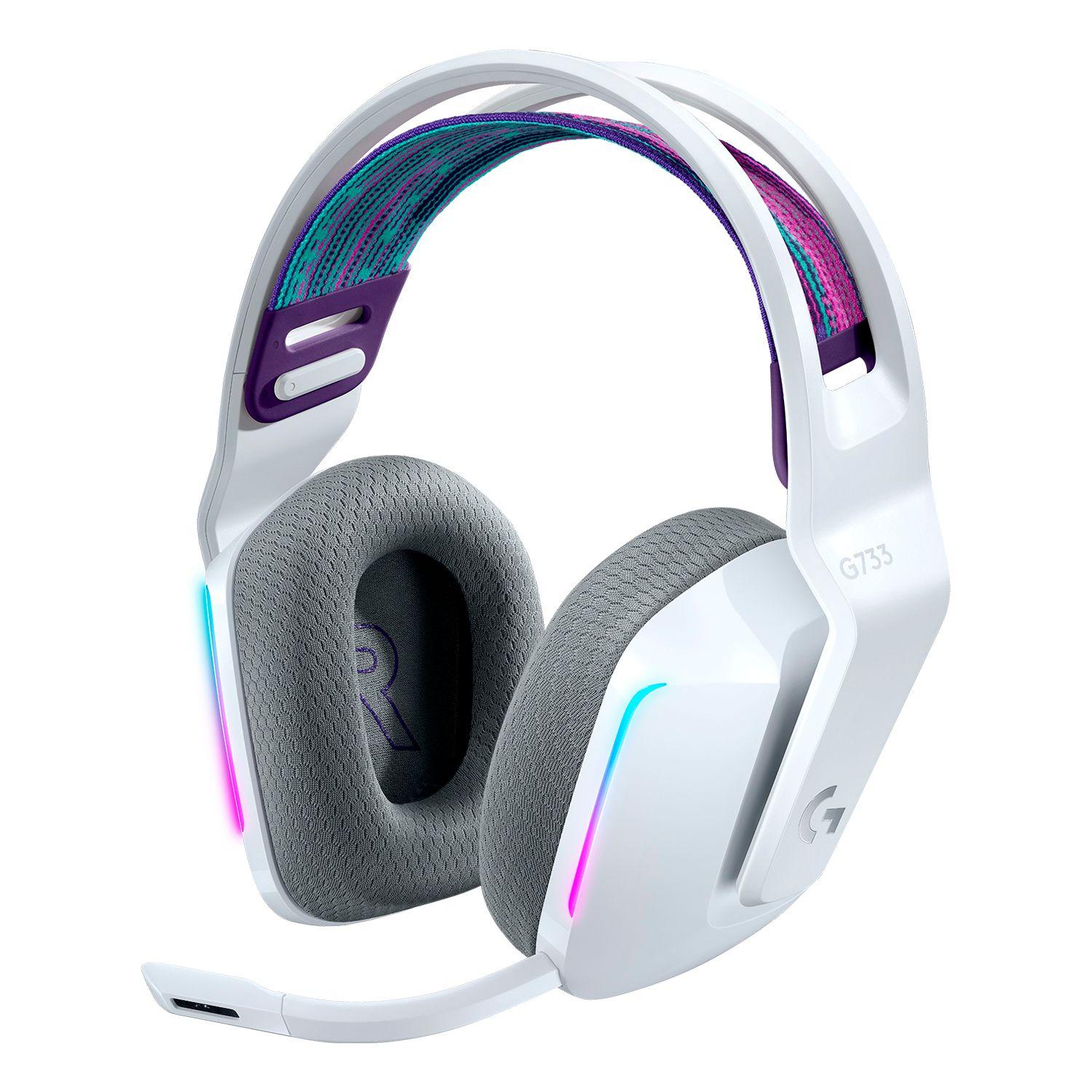 981-000882 HEADSET PC G733 LIGHTSPEED WIRELESS RGB BLANCO-2