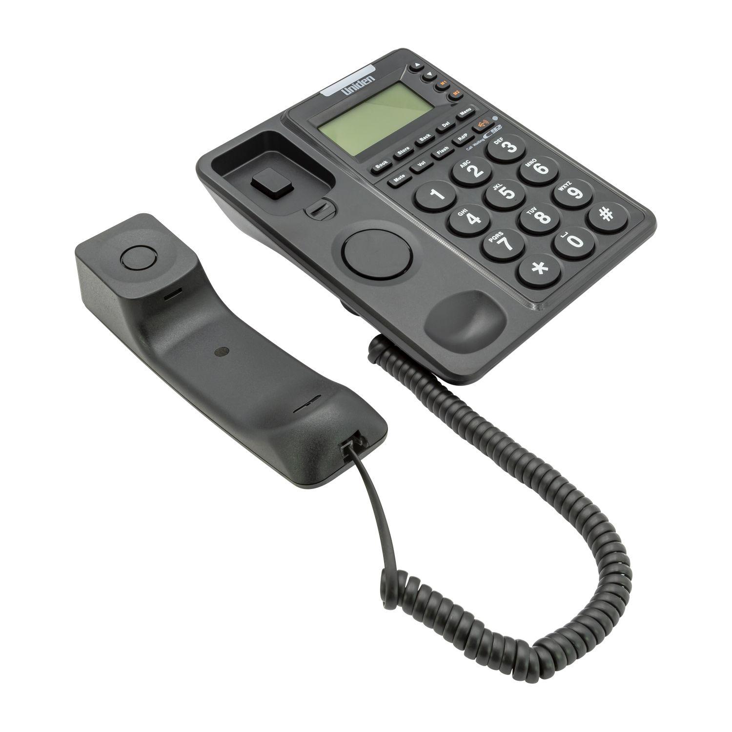 TELEFONO SOBREMESA UNIDEN 6411 NEGRO-2