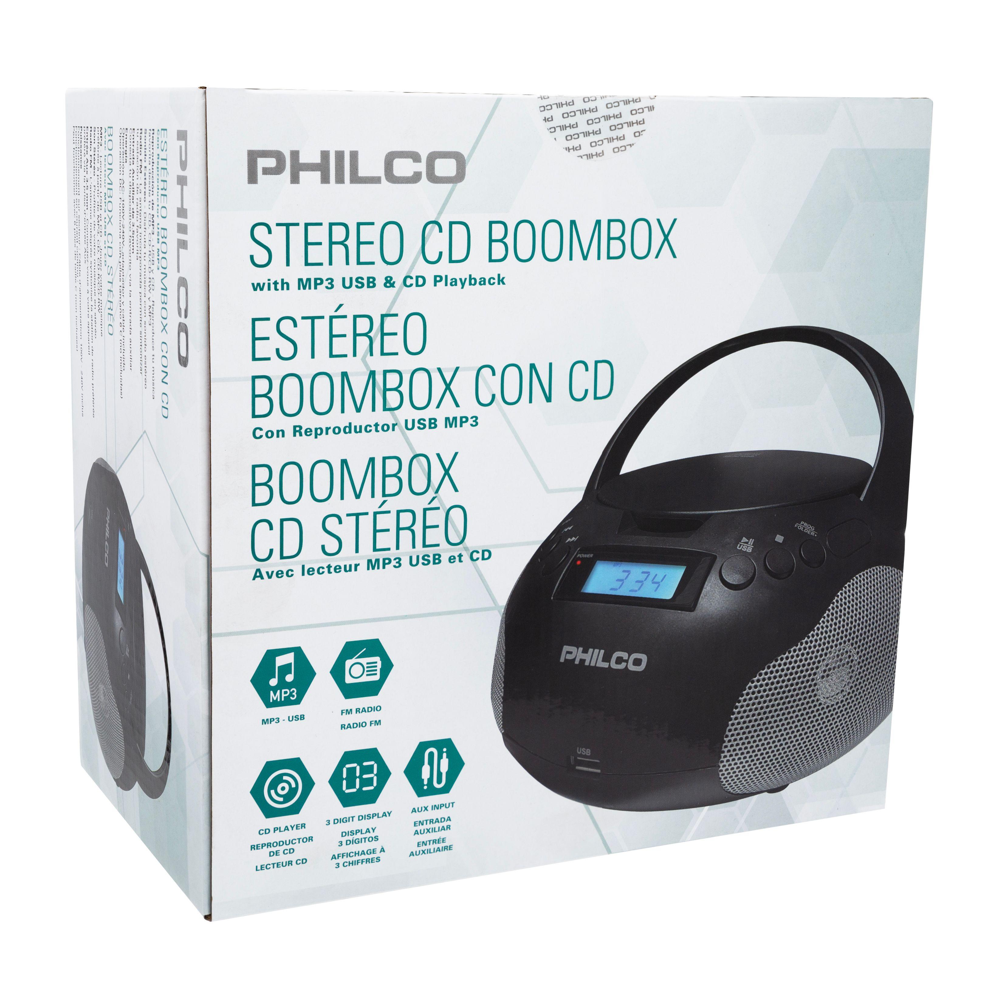 RADIO BOOMBOX  CD PJB1007B PHILCO-0