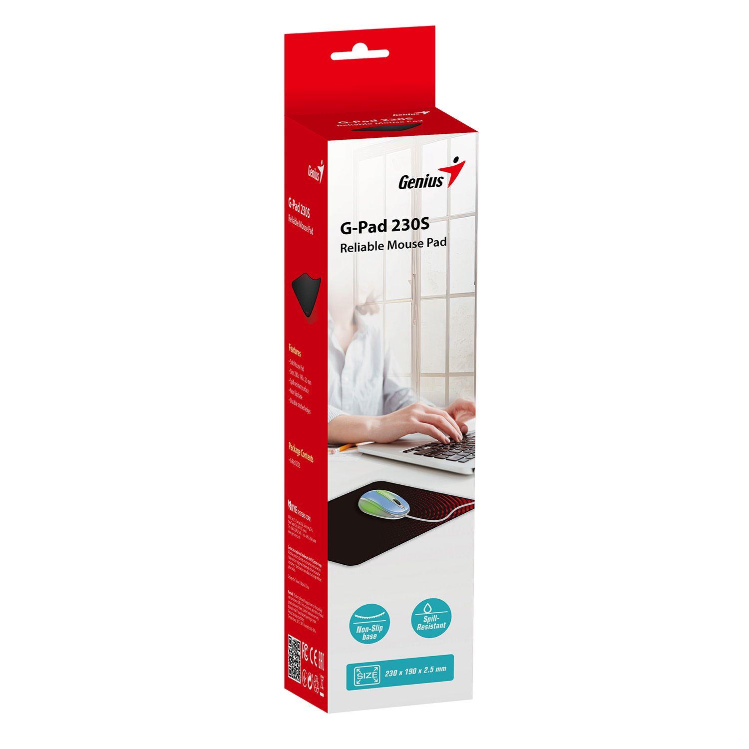 MOUSE PAD BASICO NEGRO G-PAD 230S-2
