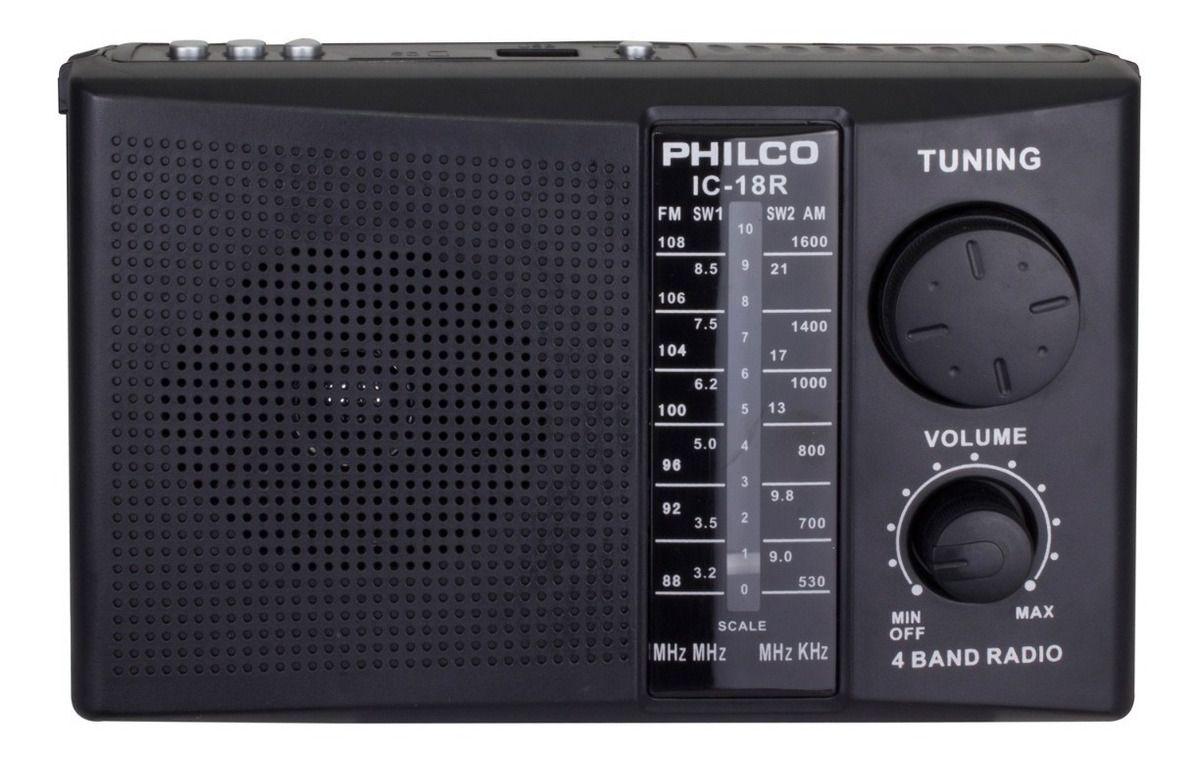Radio Philco Ic 18-r Multibandas Recargable-1