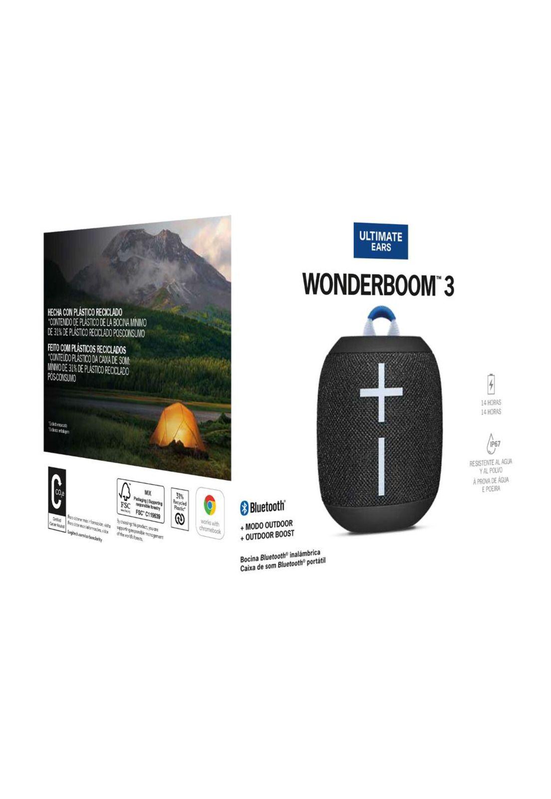 Ultimate Ears Wonderboom 3 Parlante Inalámbrico Active Black-1