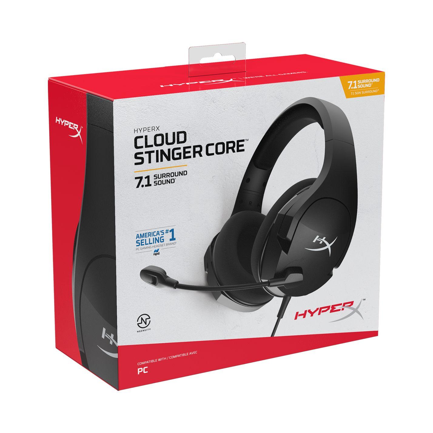 HHSS1C-AA-BK/G AUDIFONO HYPERX CLOUD STINGER 7,1-0
