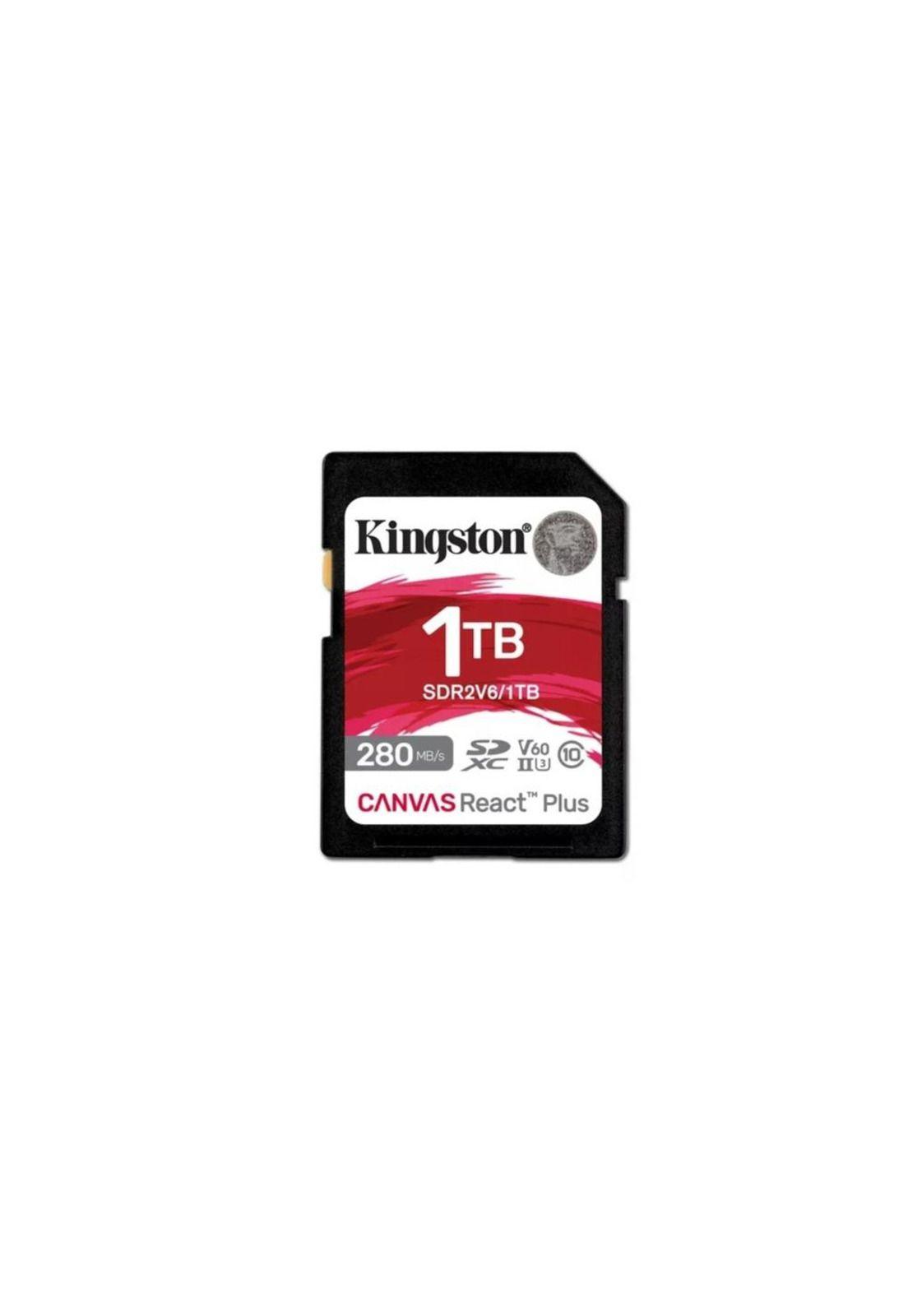 Tarjeta de Memoria SD Kingston Canvas React Plus V60 1TB-2