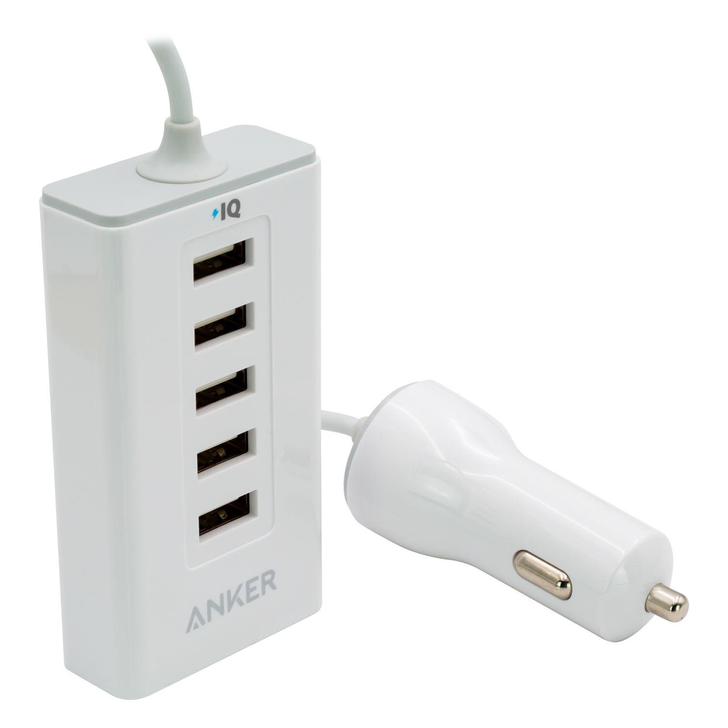 CARGADOR AUTO 5 PUERTOS USB ANKER A2311 Open box-4