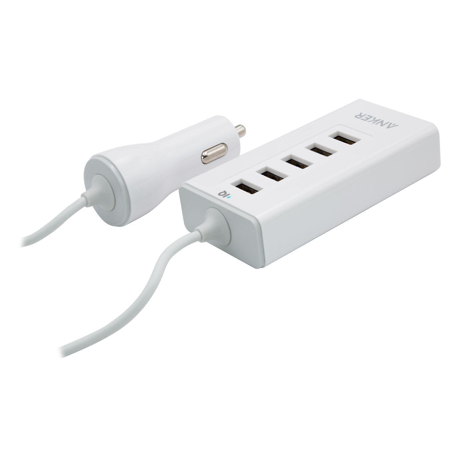CARGADOR AUTO 5 PUERTOS USB ANKER A2311 Open box-5
