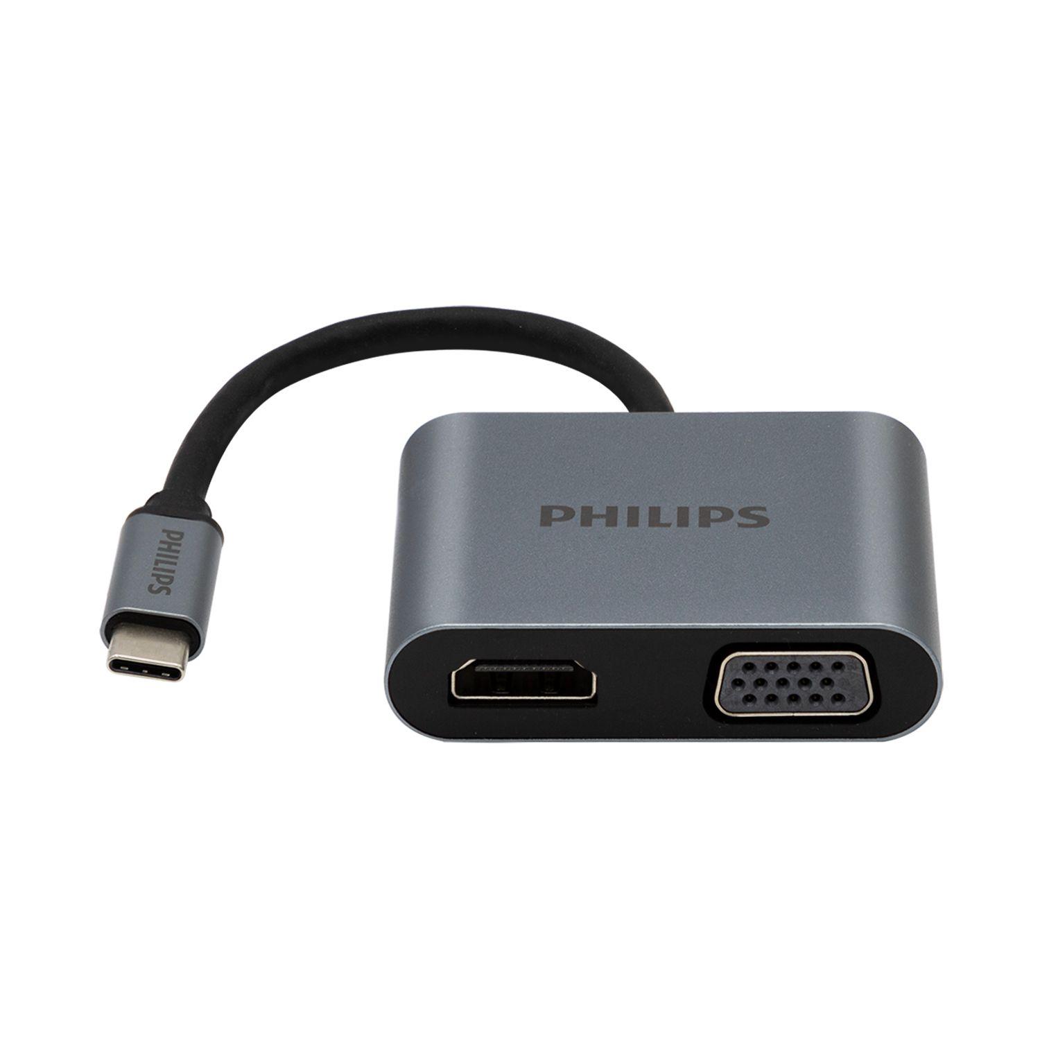 ADAPTADOR USB-C A HDMI 4K + VGA-0