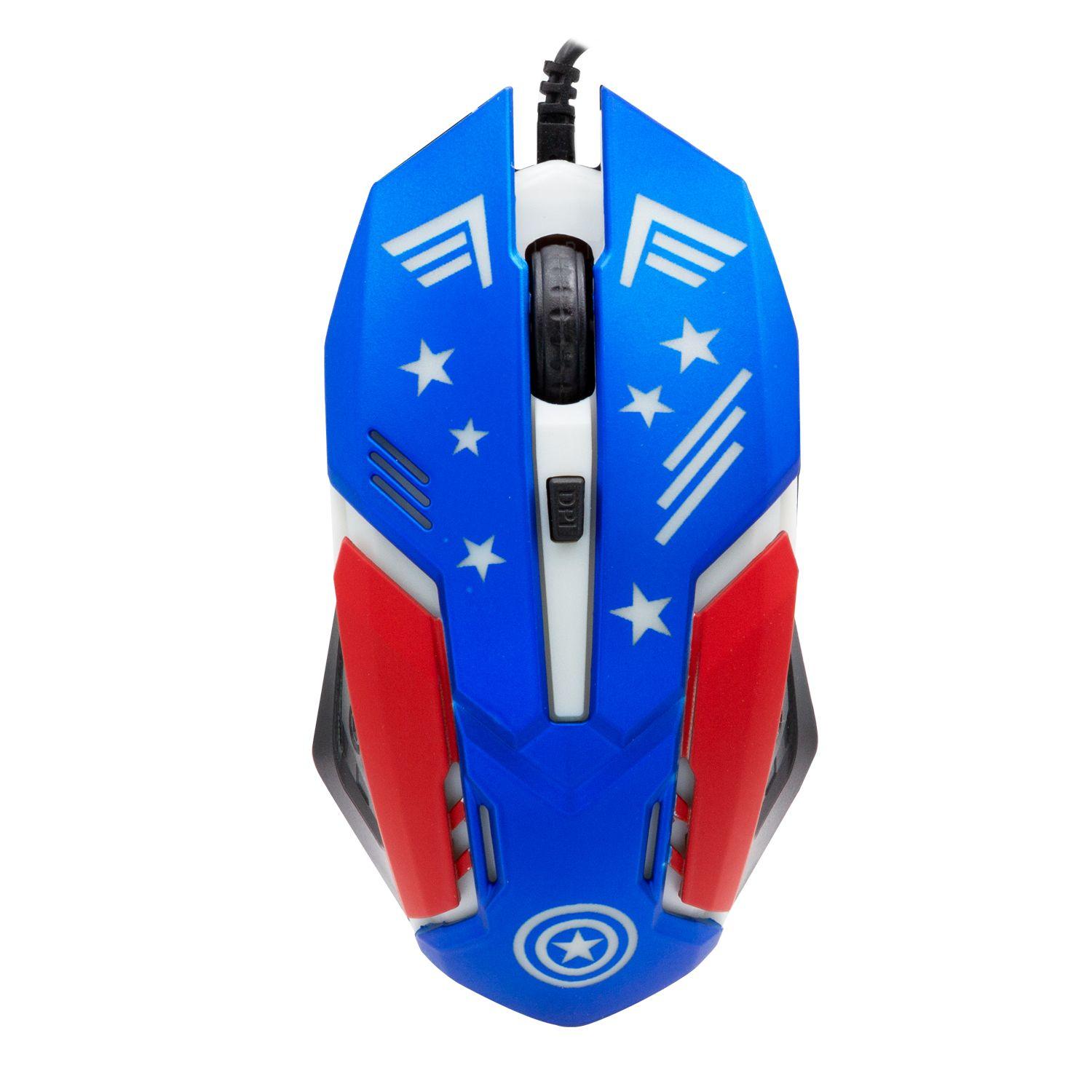 GAM745043-CAP-ESP KIT GAMER CAPITAN AMERICA 3 EN 1 TEC/MOU/A-4