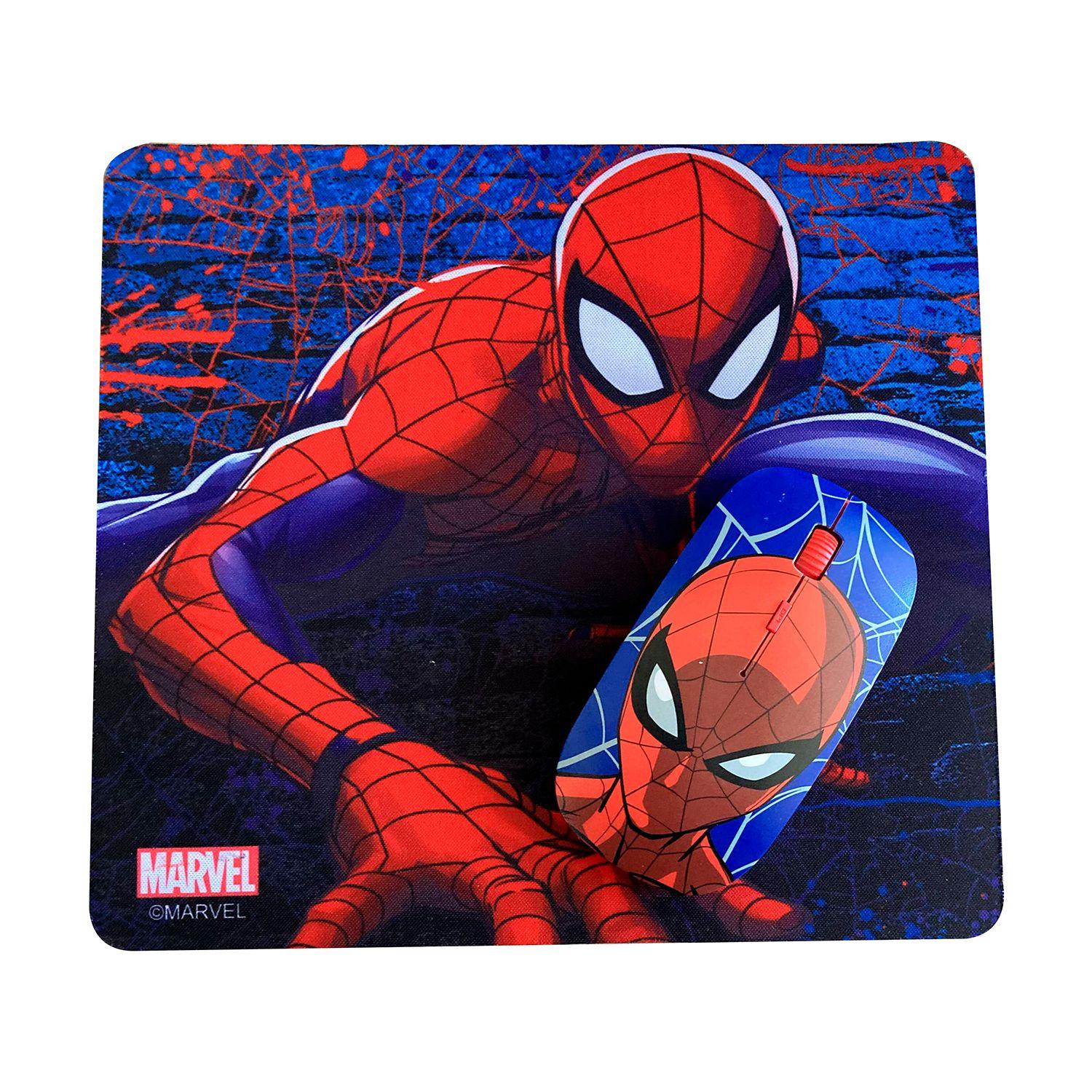 76444N-NOC KIT MOUSE INALAMBRICO Y MOUSE PAD SPIDERMAN 2-3