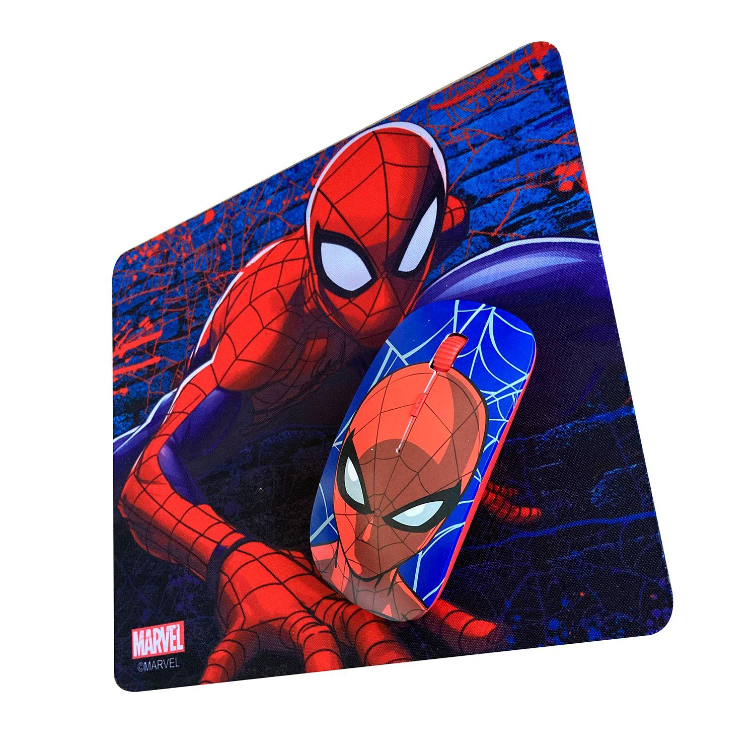 76444N-NOC KIT MOUSE INALAMBRICO Y MOUSE PAD SPIDERMAN 2-4