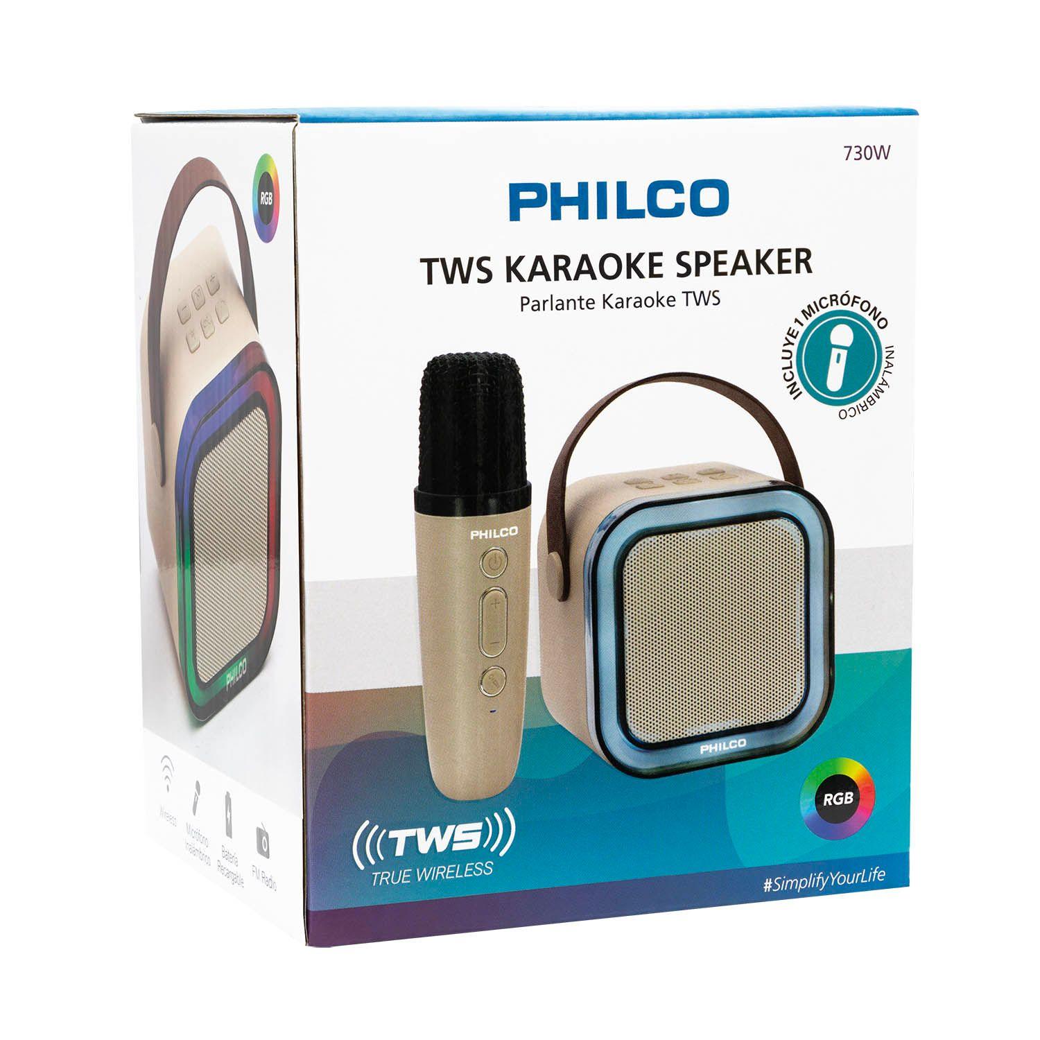 Parlante Karaoke TWS Philco Open Box-2
