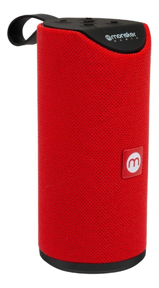 Parlante Bt Monster Audio 450r Rojo-2