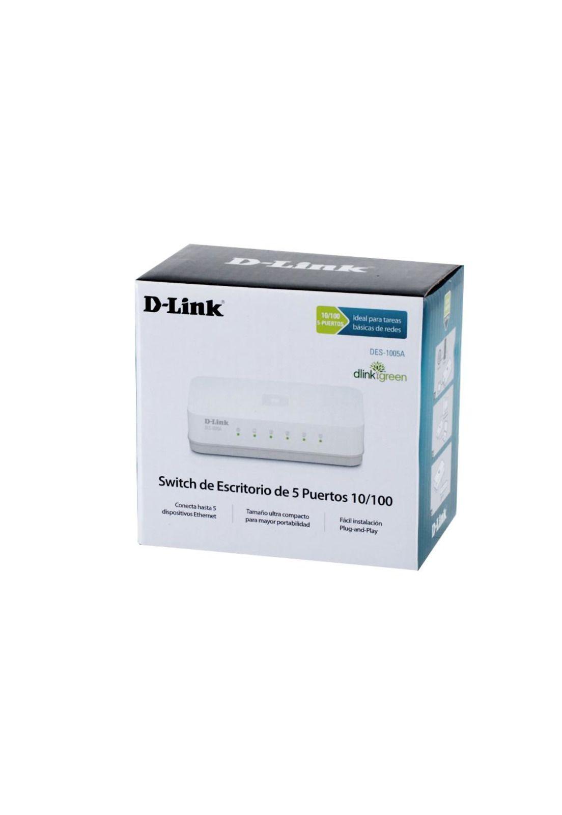 Switch 5 Puertos D-Link DES-1005A-0