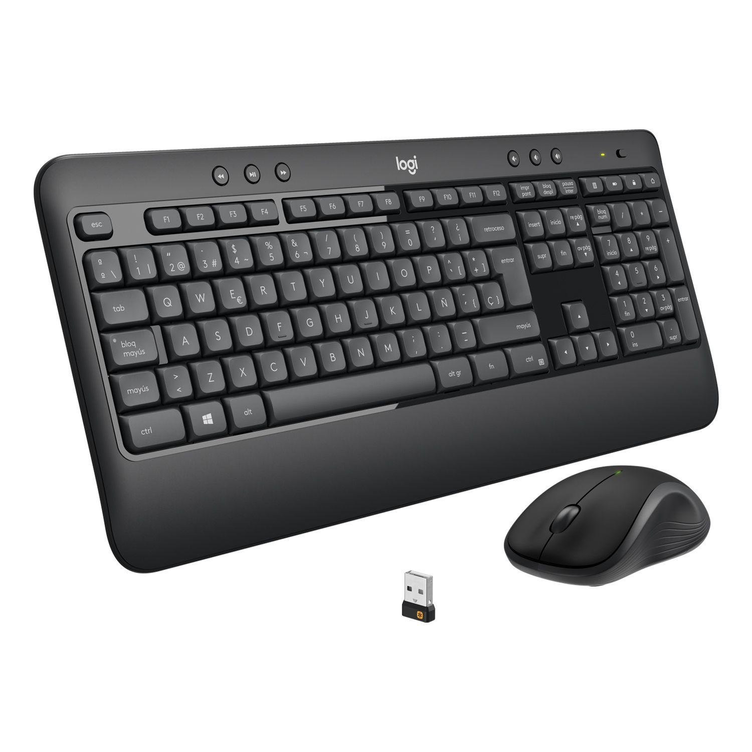 Kit De Teclado Y Mouse Inalámbrico Logitech Mk540 Open box-2