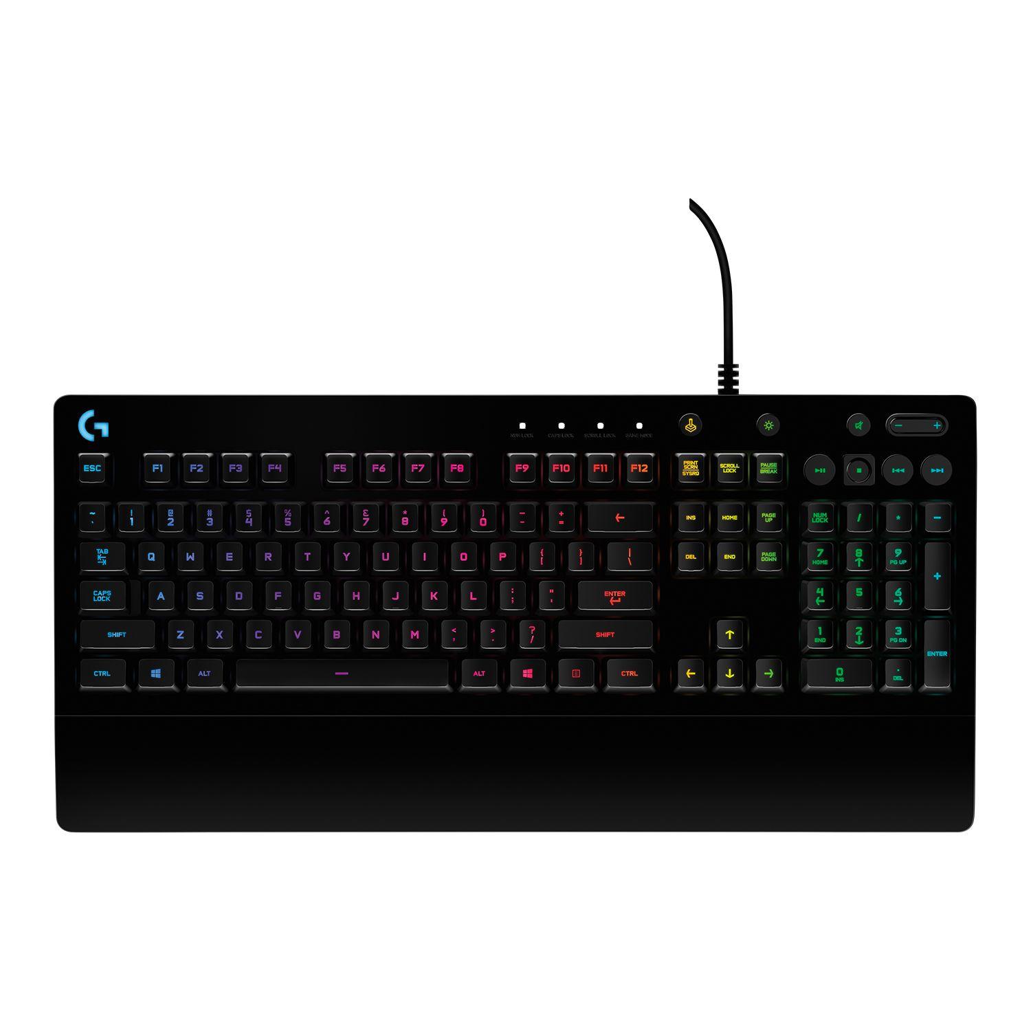 Teclado Logitech G213 Multicolor Gaming Qwerty Negro-2