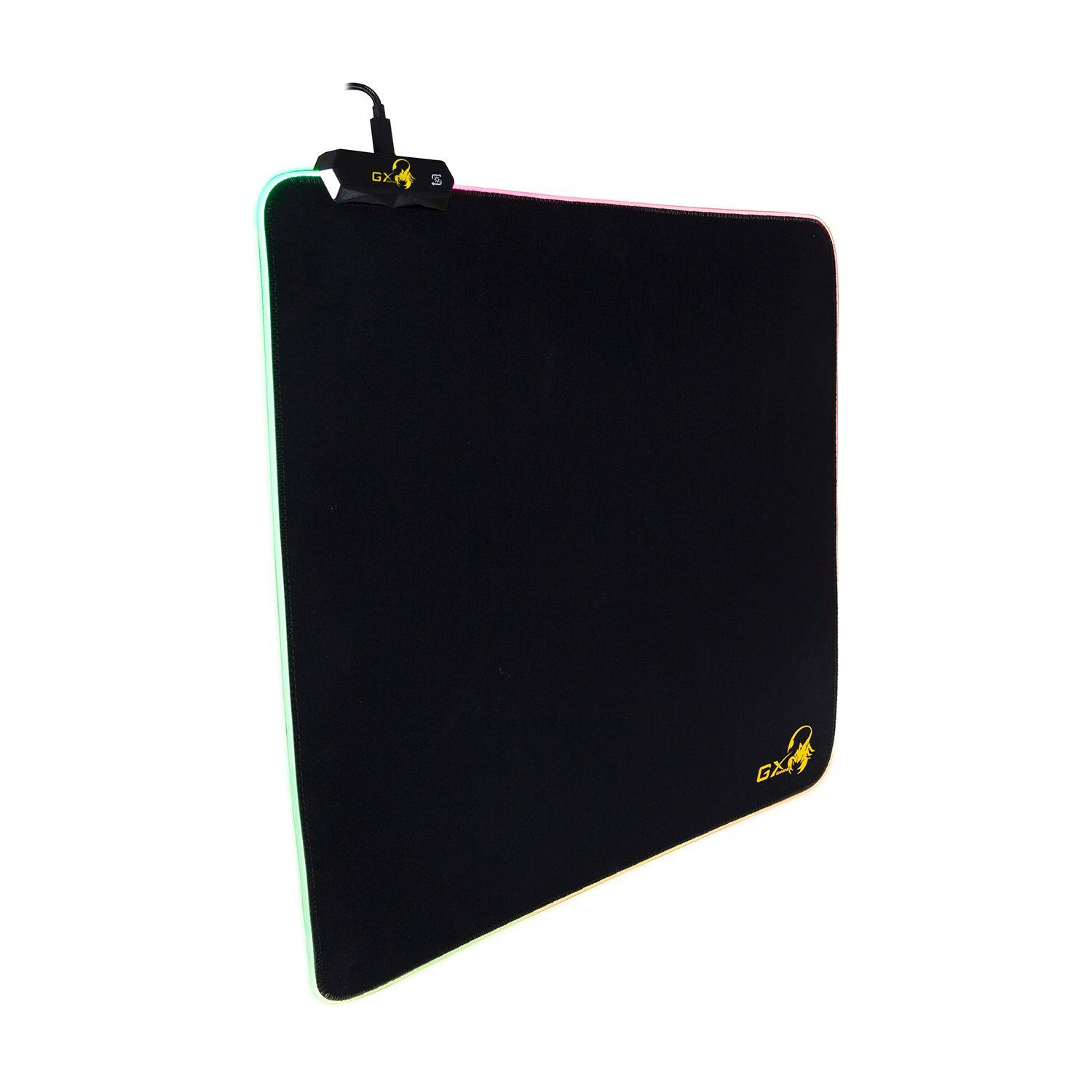 Mouse Pad Gamer Genius Gx-pad 500s Multicolor De Goma Negro-0