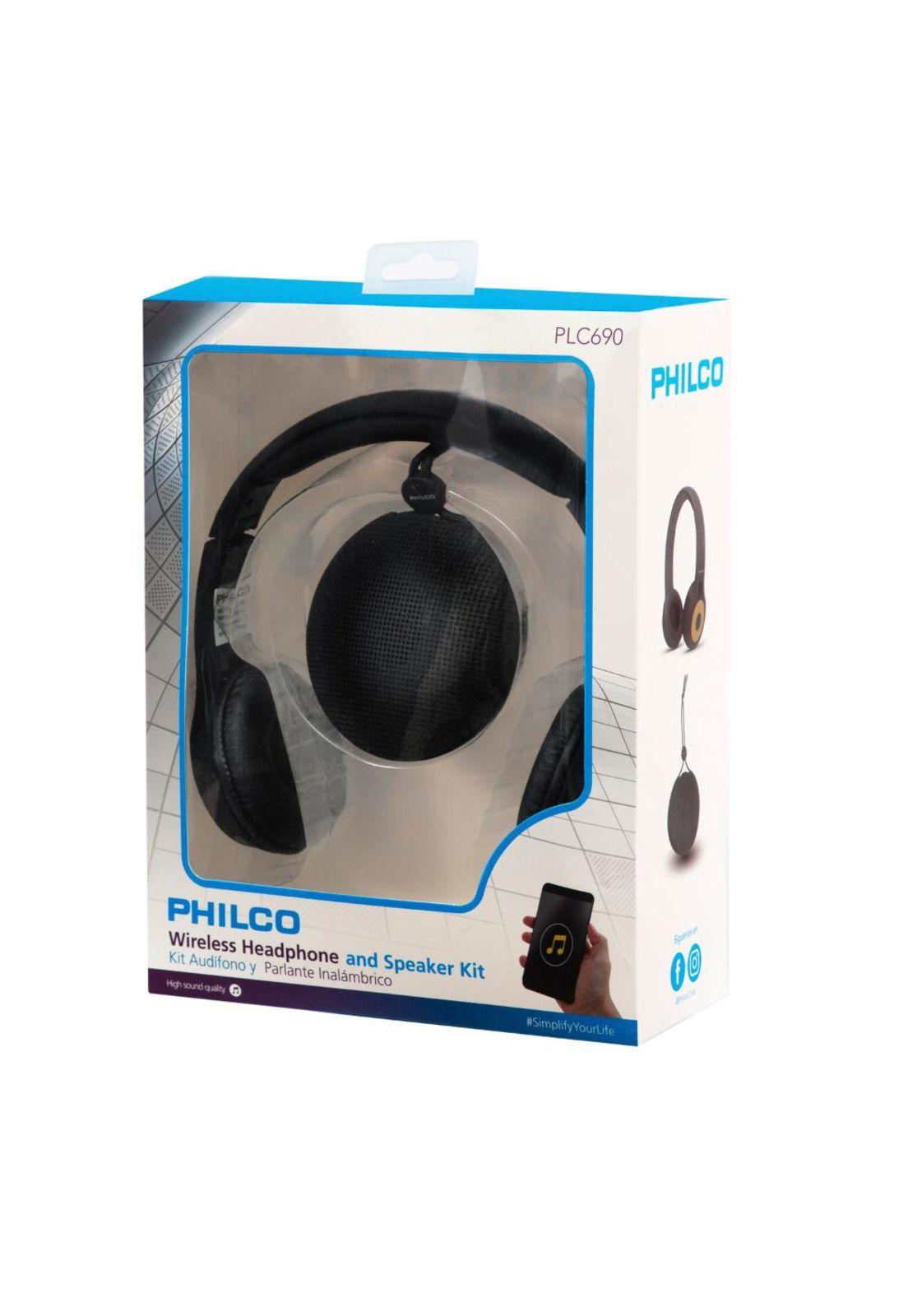 KIT PARLANTE + AUDIFONOS 690 BK-5