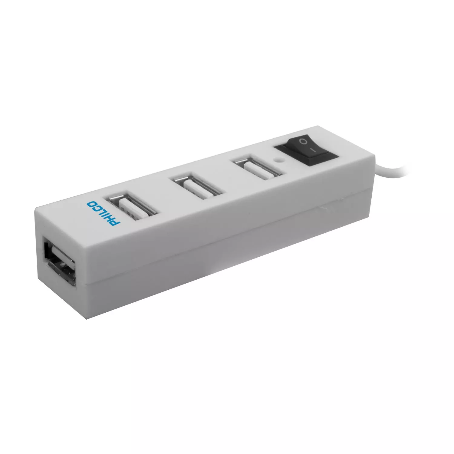 HUB USB 2.0 4 PUERTOS BLANCO-0