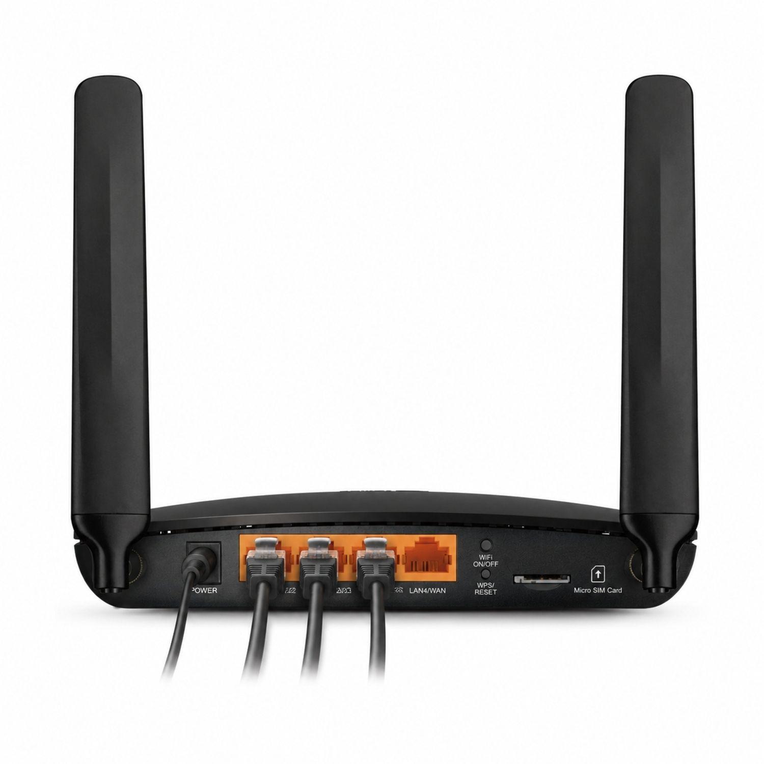 ROUTER 4G LTE CHIP SIM WIFI LAN DUAL BAND AC750 MR200-4