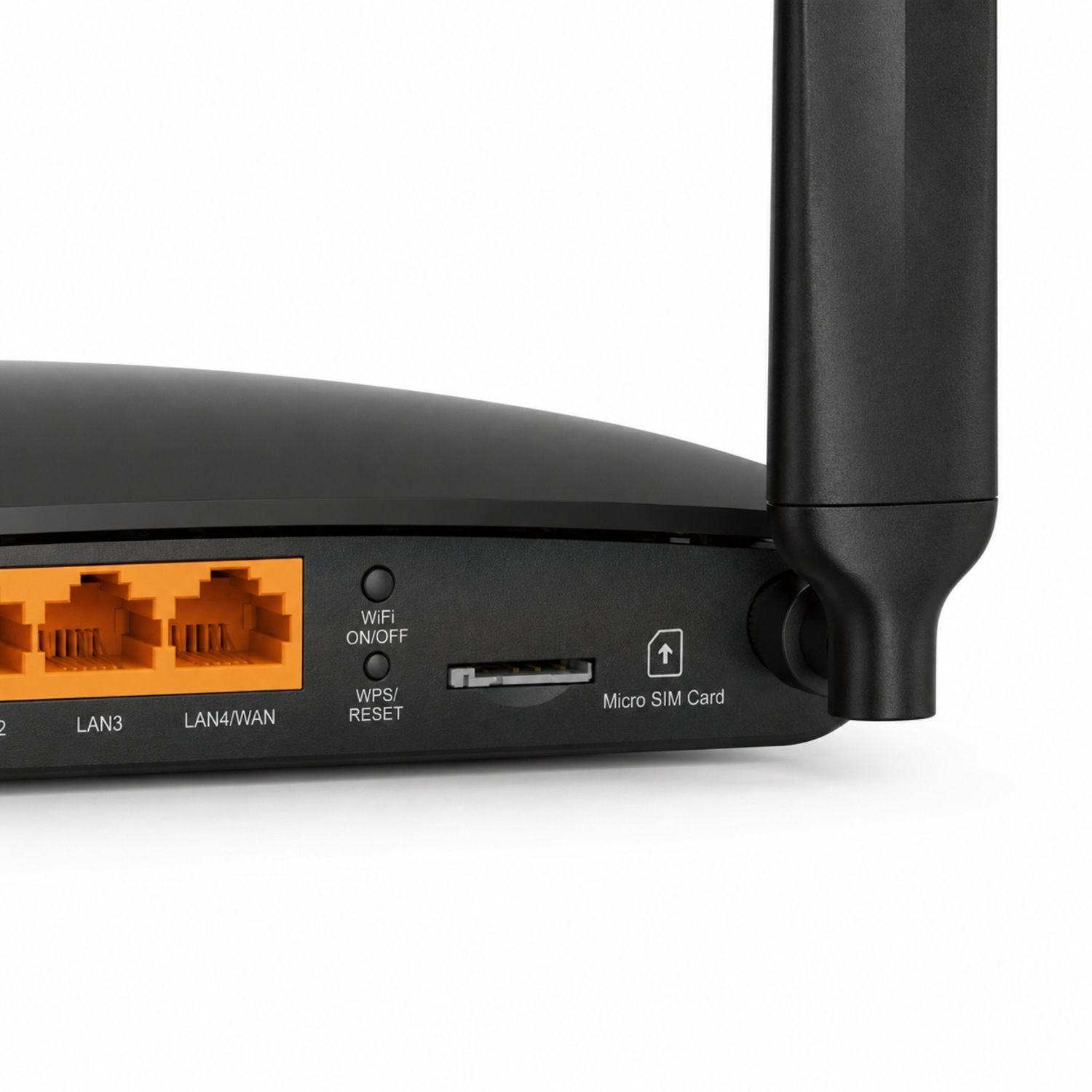 ROUTER 4G LTE CHIP SIM WIFI LAN DUAL BAND AC750 MR200-5