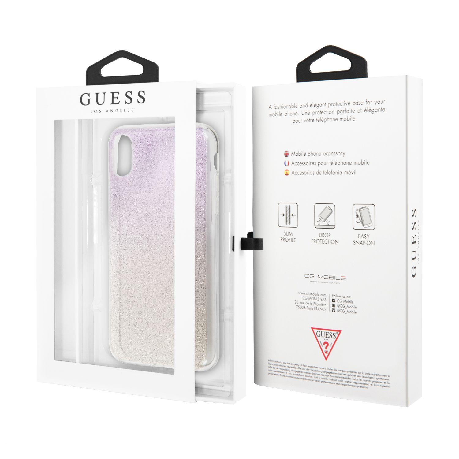CARCASA GUESS P/IPHONE XR DORADA-ROSADA GUHCI61PCUGLGPI-0