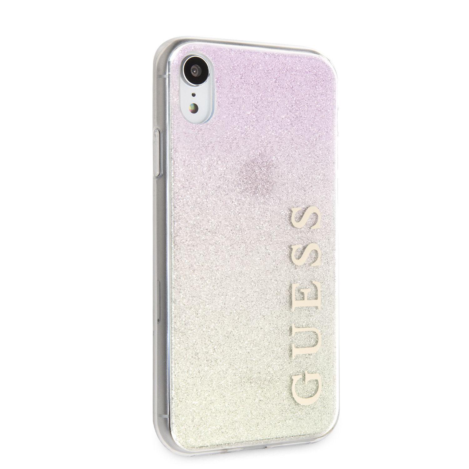 CARCASA GUESS P/IPHONE XR DORADA-ROSADA GUHCI61PCUGLGPI-4