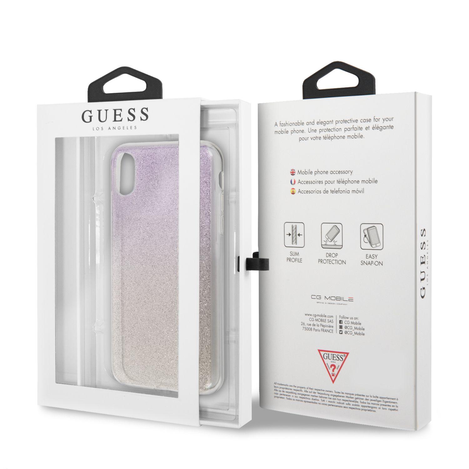 CARCASA GUESS P/IPHONE XR DORADA-ROSADA GUHCI61PCUGLGPI-6