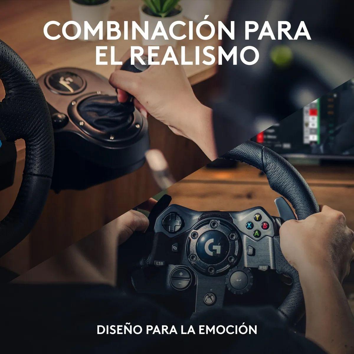 Kit Volante G923 Xbox + Palanca De Cambios Negro Com04-3