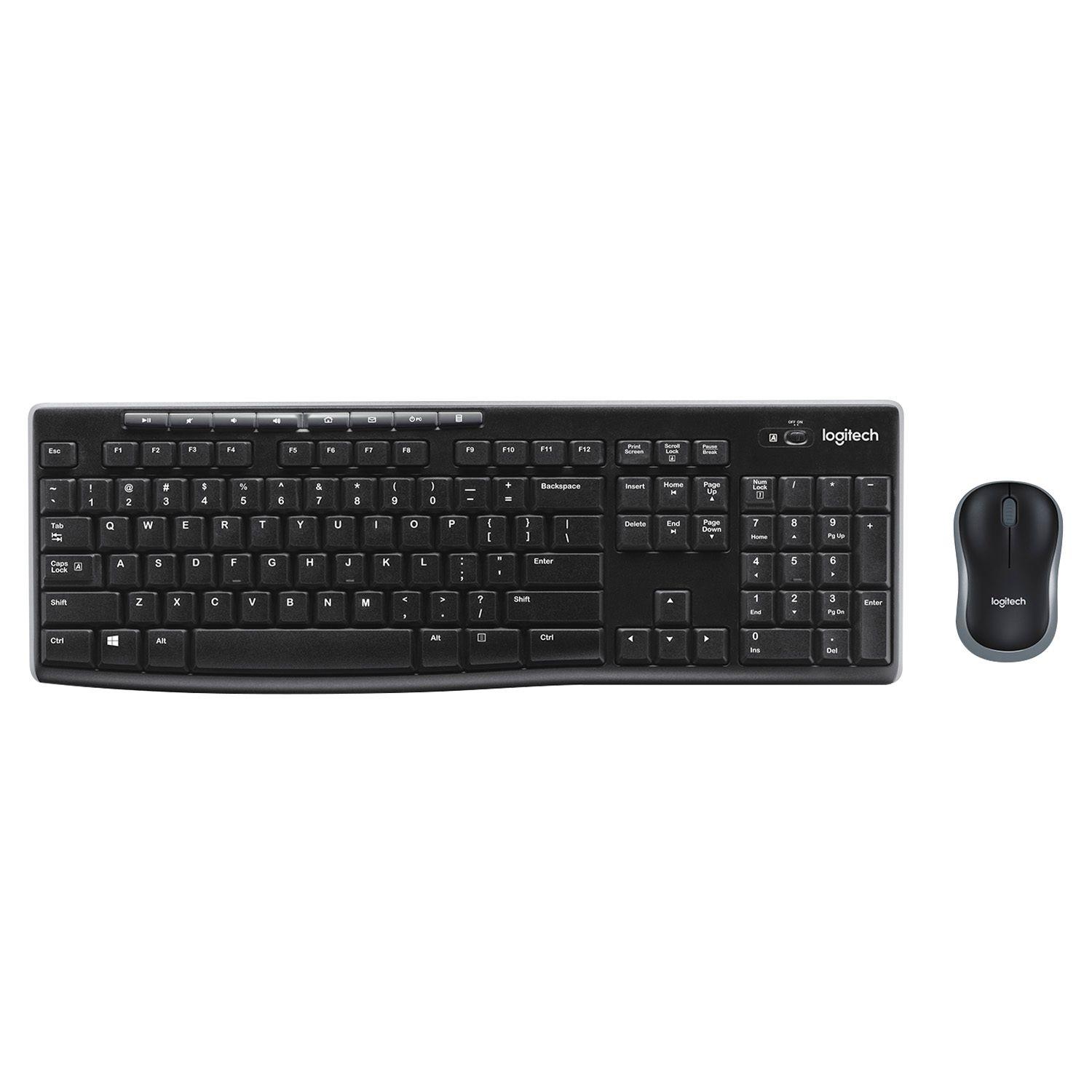 KIT TEC/MOU LOGITECH INALAM MK270 NEG Open box-2