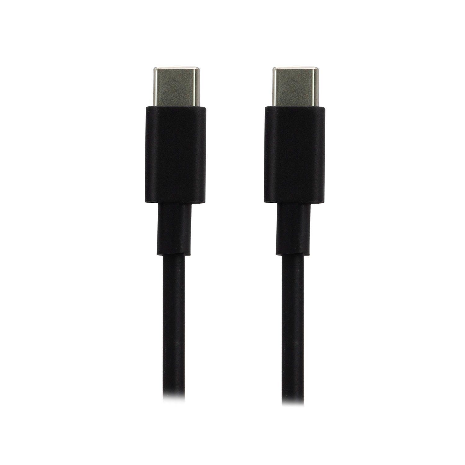 CABLE USB TIPO C - TIPO C CARGA Y DATOS 60W NEGRO-2