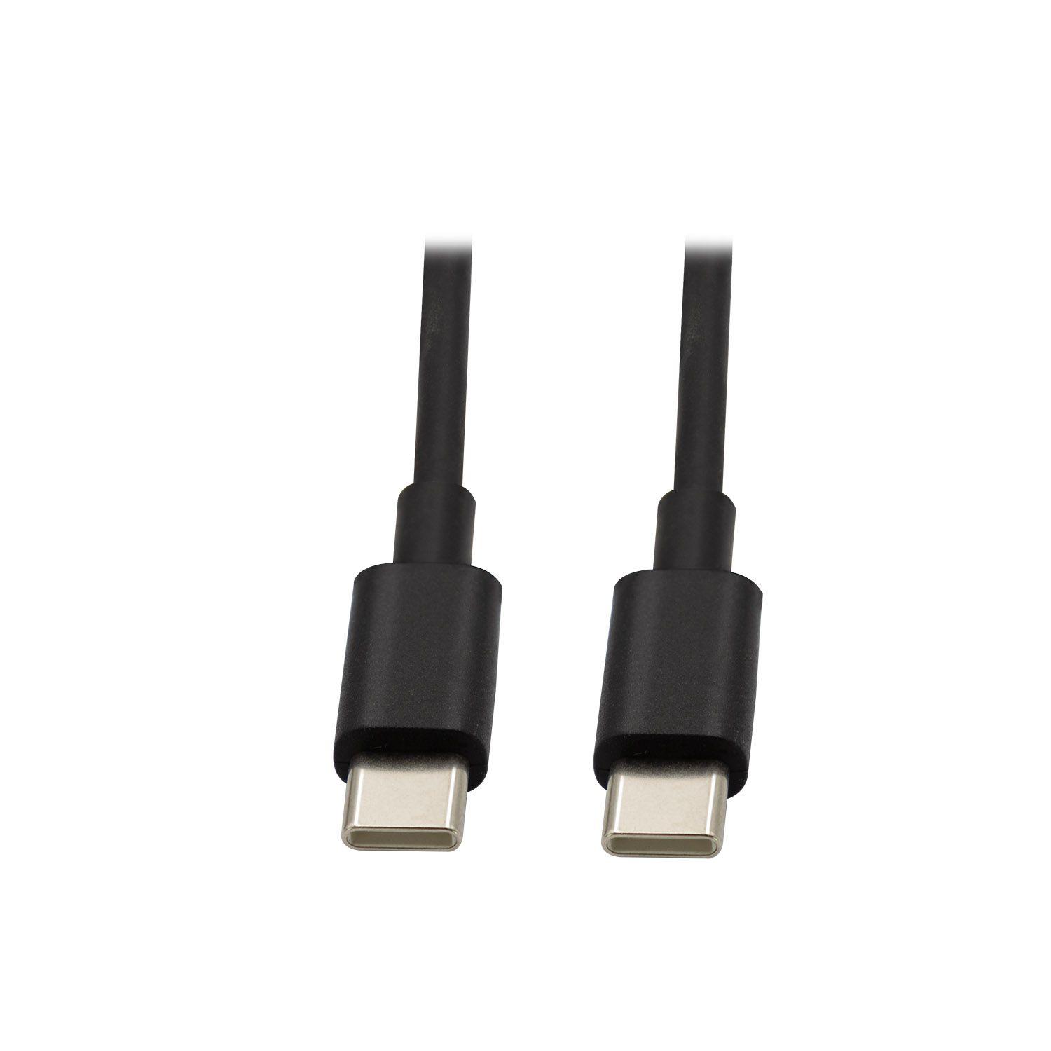 CABLE USB TIPO C - TIPO C CARGA Y DATOS 60W NEGRO-3