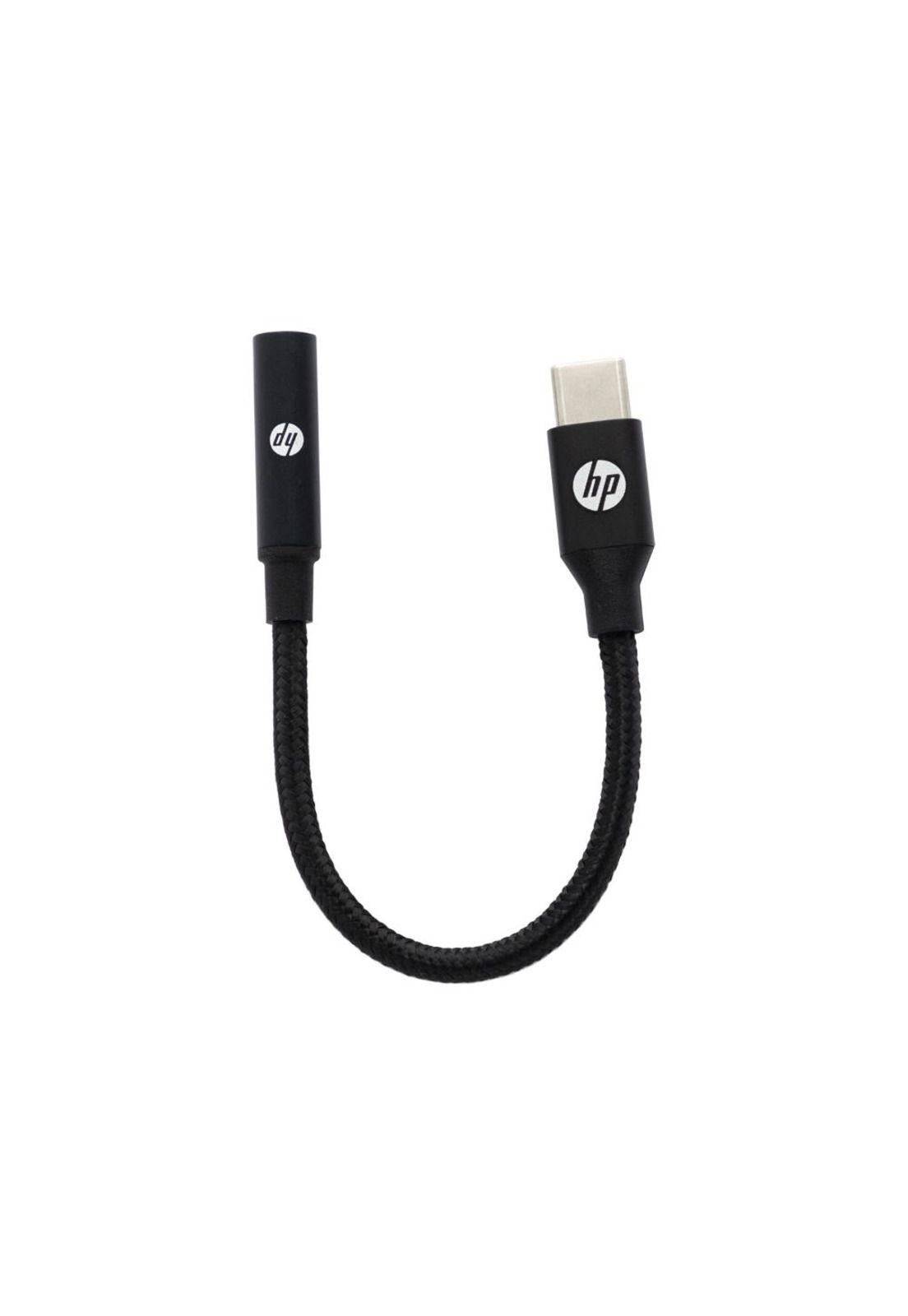 DHC-TC131 ADAPTADOR DE AUDIO USB-C A 3,5 NEGRO TRENZADO-2