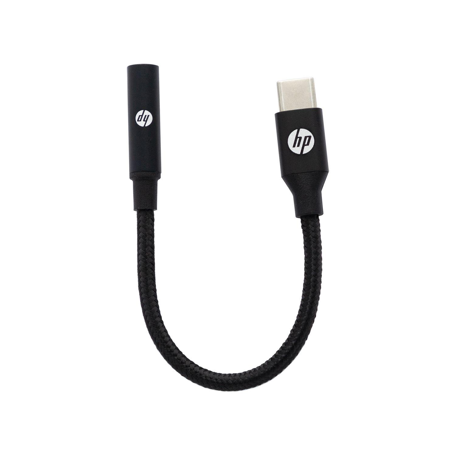 DHC-TC131 ADAPTADOR DE AUDIO USB-C A 3,5 NEGRO TRENZADO-2