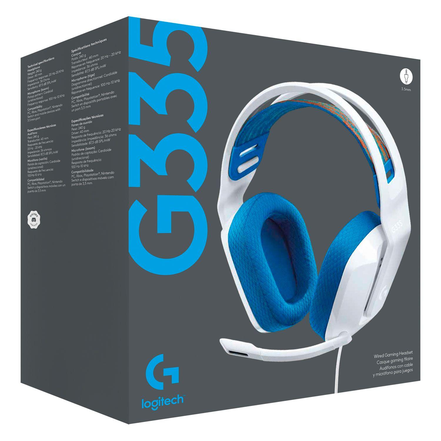 Audífonos Gamer Logitech G335 Open box-3