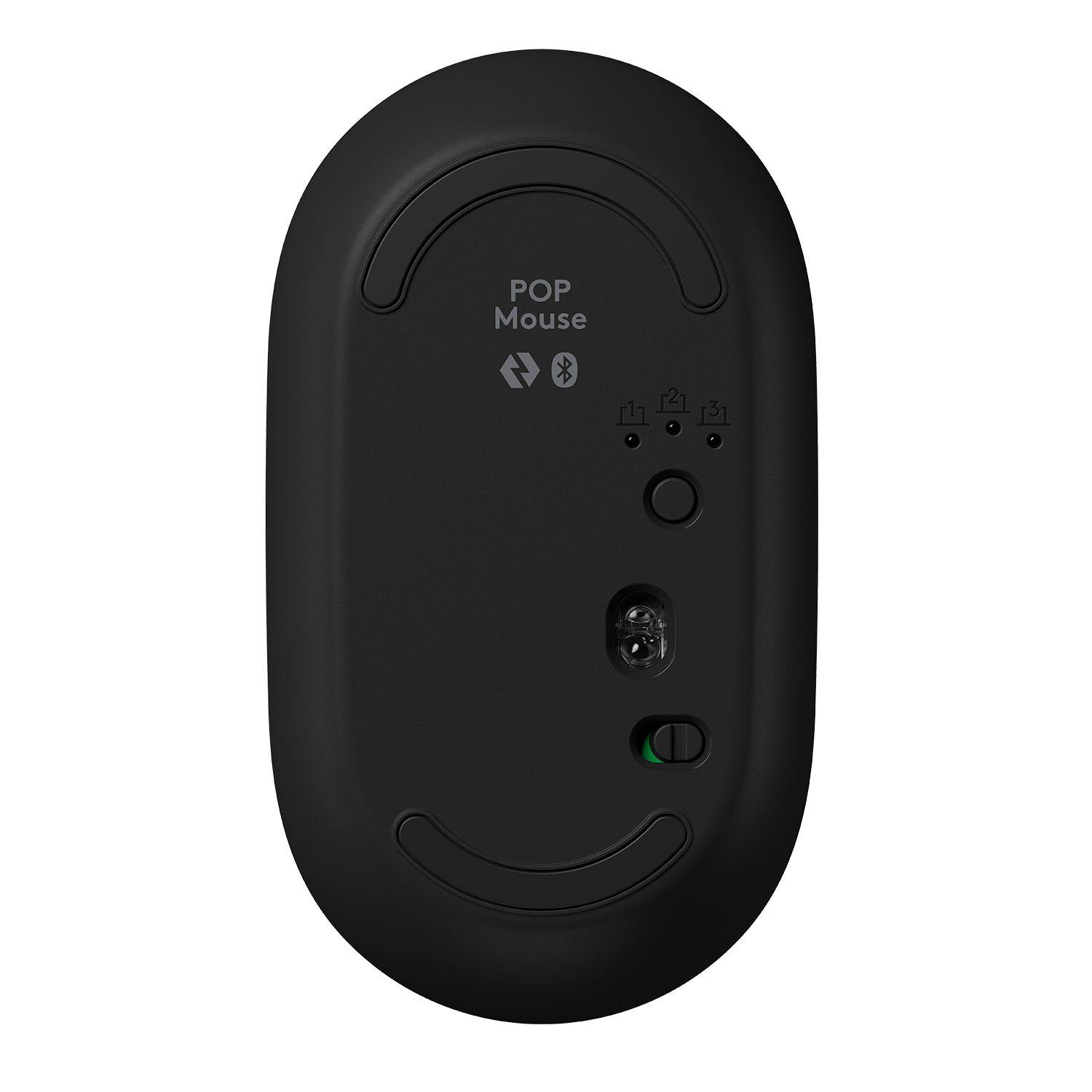 Mouse Logitech Pop With Emoji Amarillo Open box-6