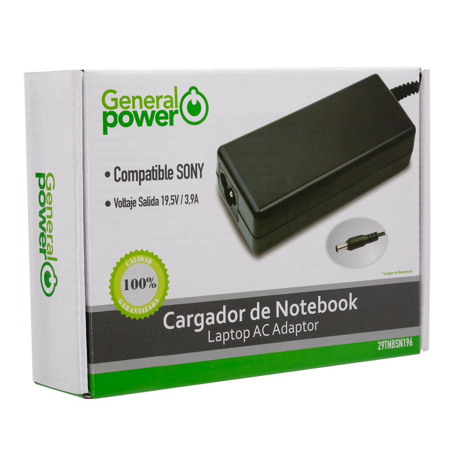 CARGADOR NOTEBOOK COMPATIBLE CON SONY 19.5V Open box-2