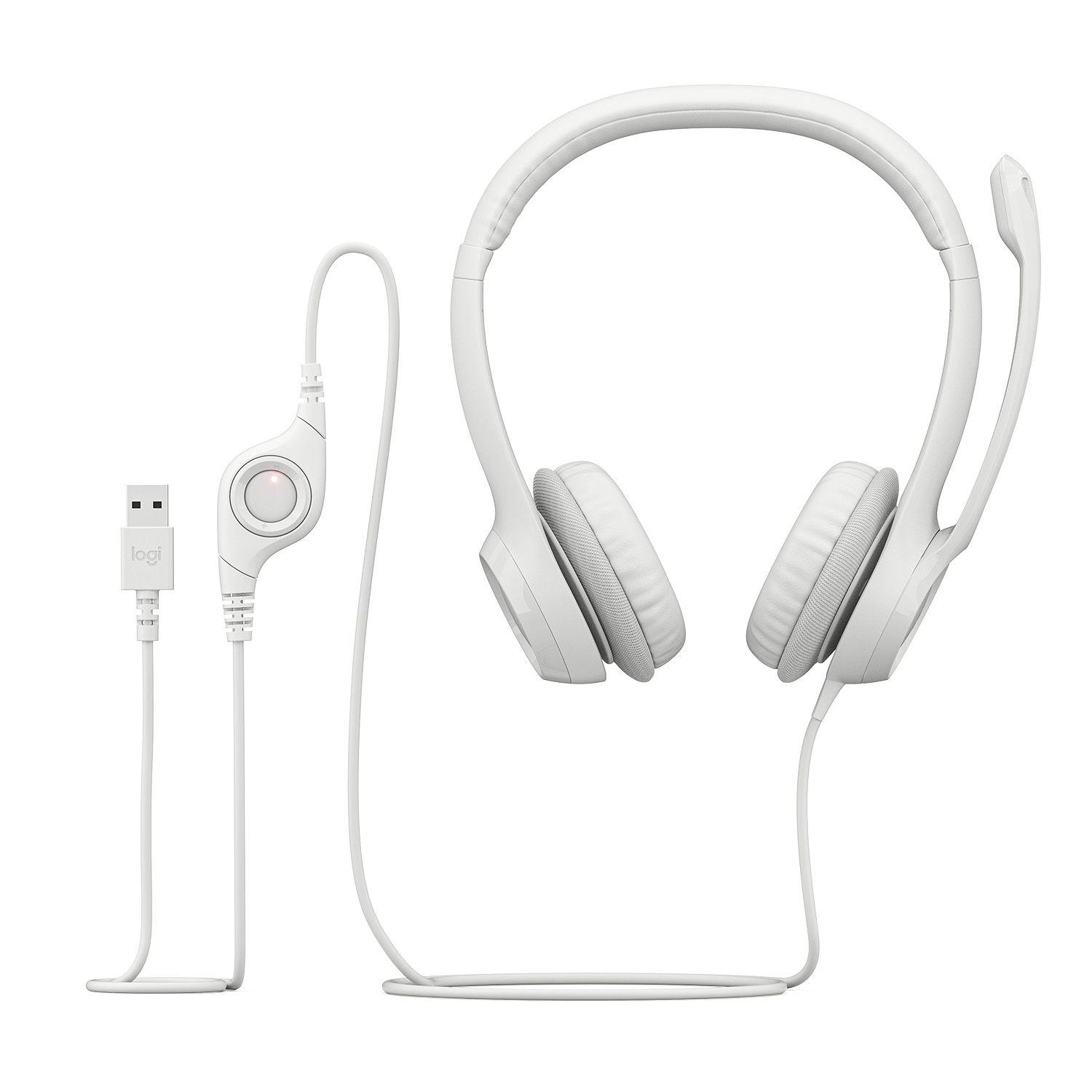 HEADSET USB HEADSET H390 WHITE Open box-4