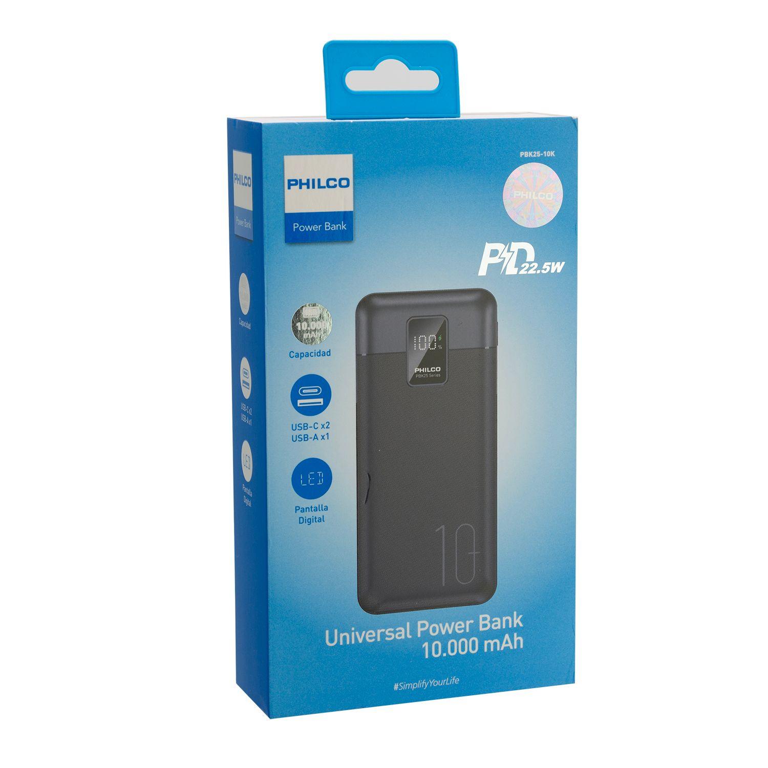Powerbank 10000mAh PD 22.5W Pantalla Digital-4