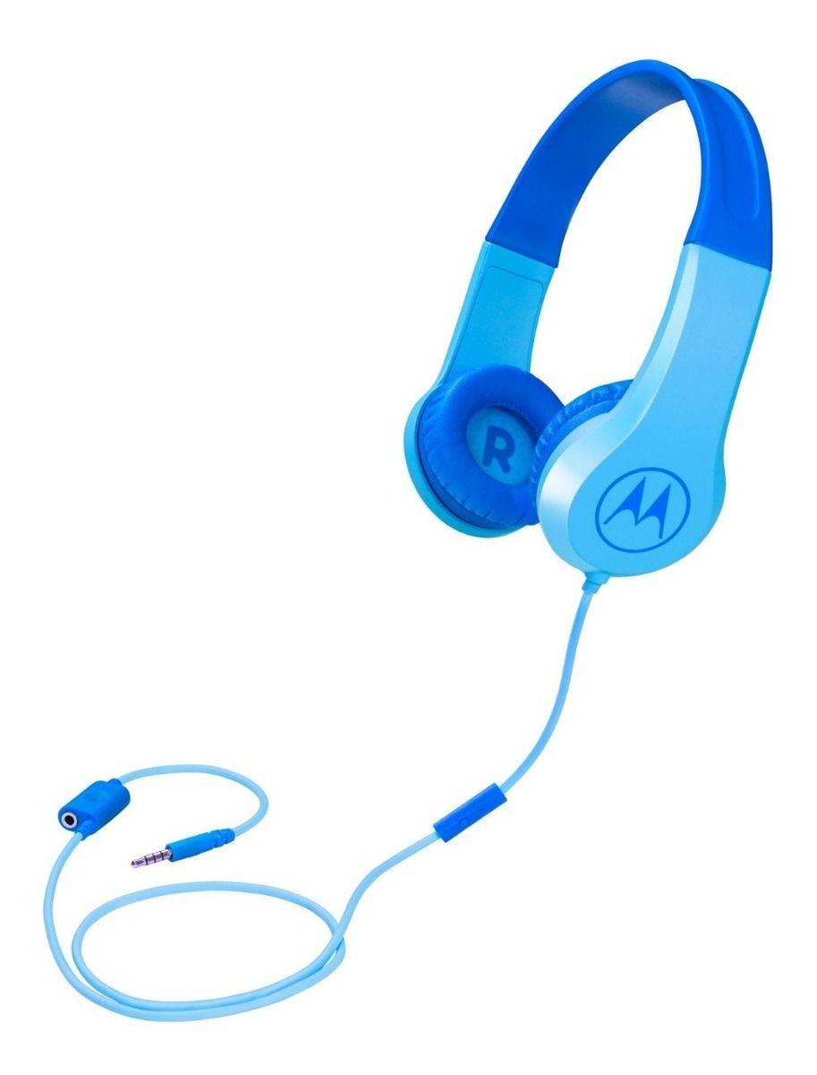 Auriculares Motorola Squads 200 Bl Niños C/ Cable + Mic-2