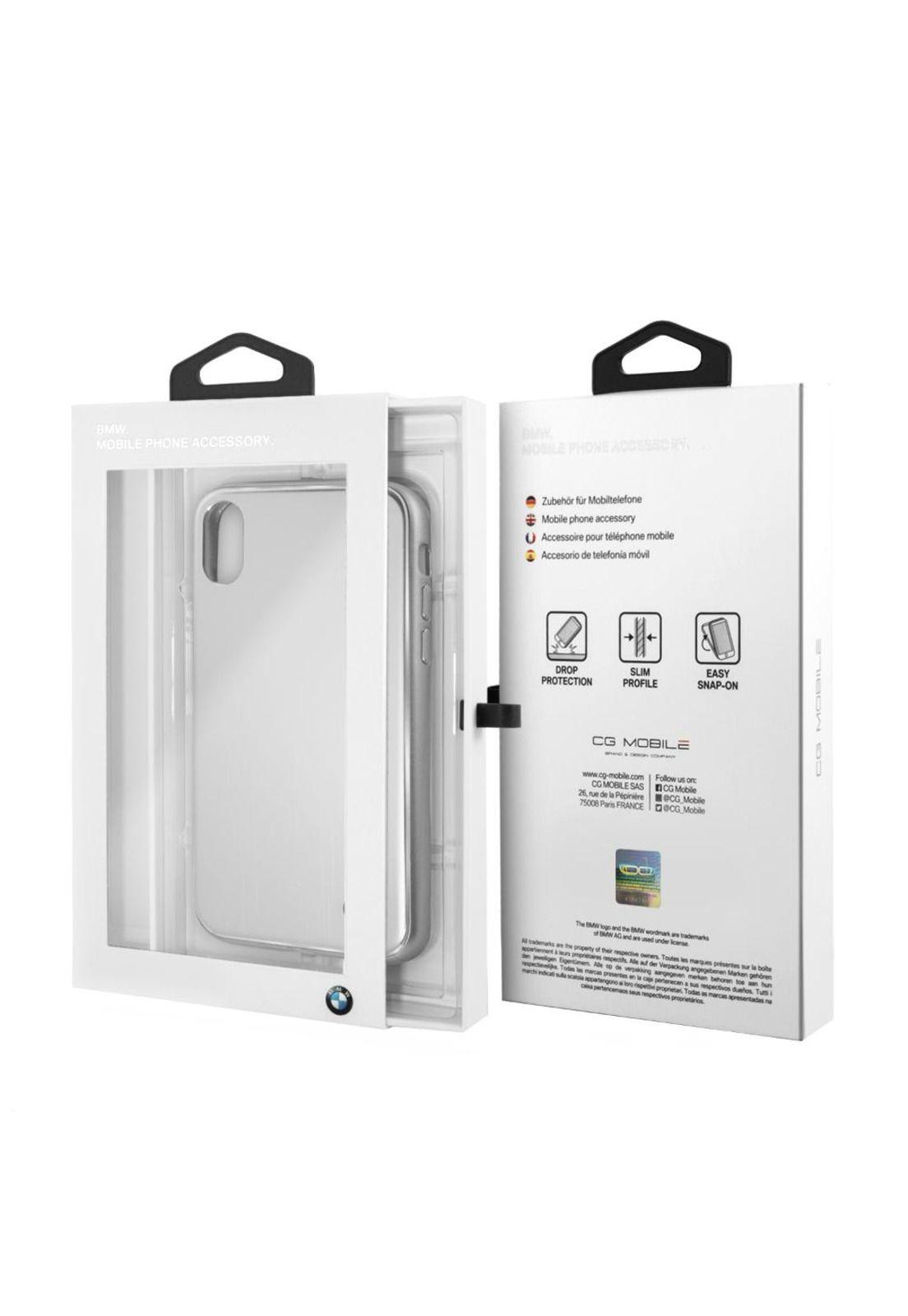 CARCASA BMW P/IPHONE X/XS SILVER BMHCPXSASI-2