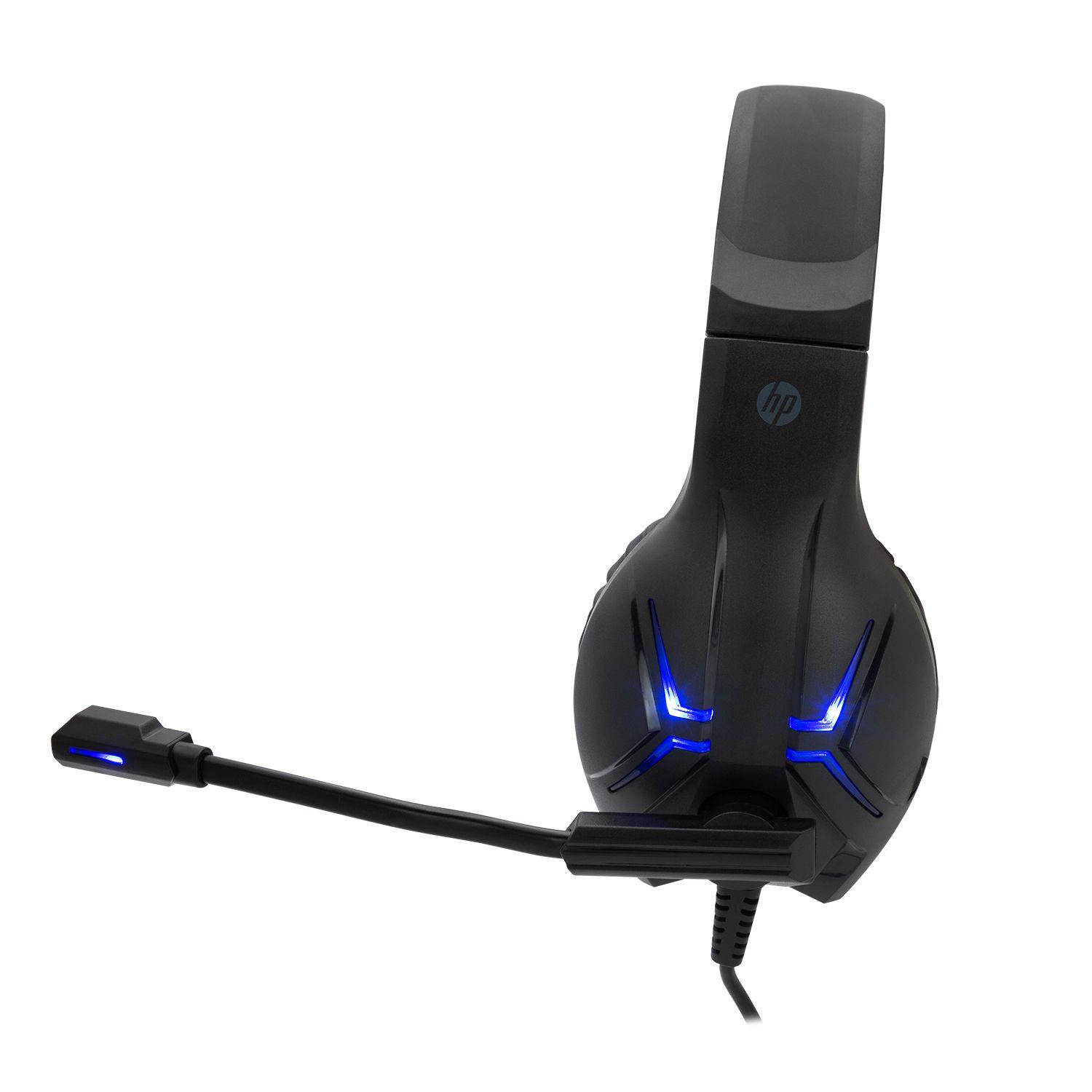 AUDIFONO  ON EAR USB+3,5 LED DHE-8001 Open box-2